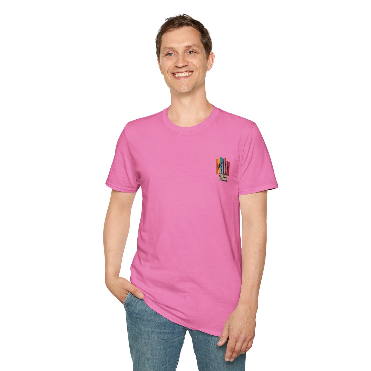 T-Shirt graphique tropical 'Summer Getaway'