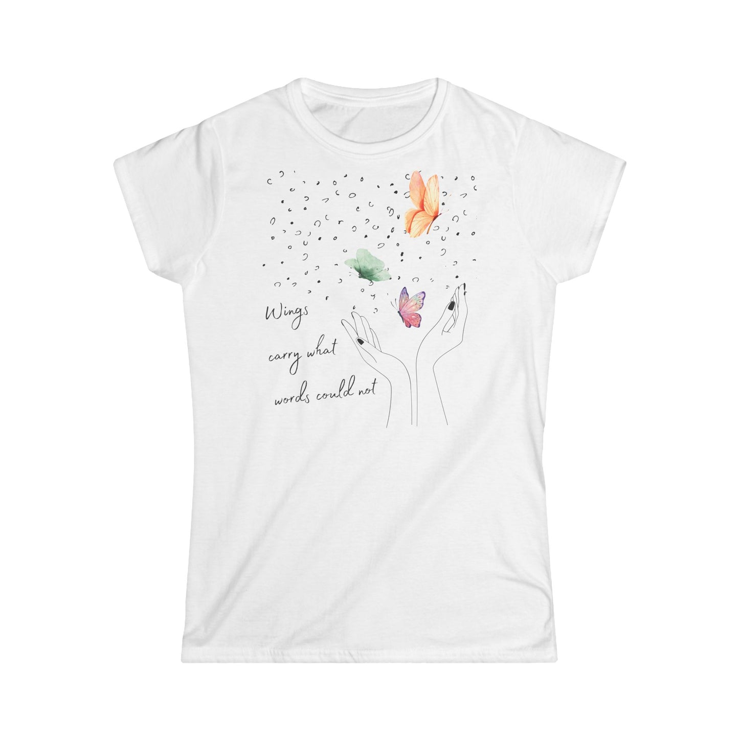 Damen T-Shirt - Feminine Poesie in Bewegung!