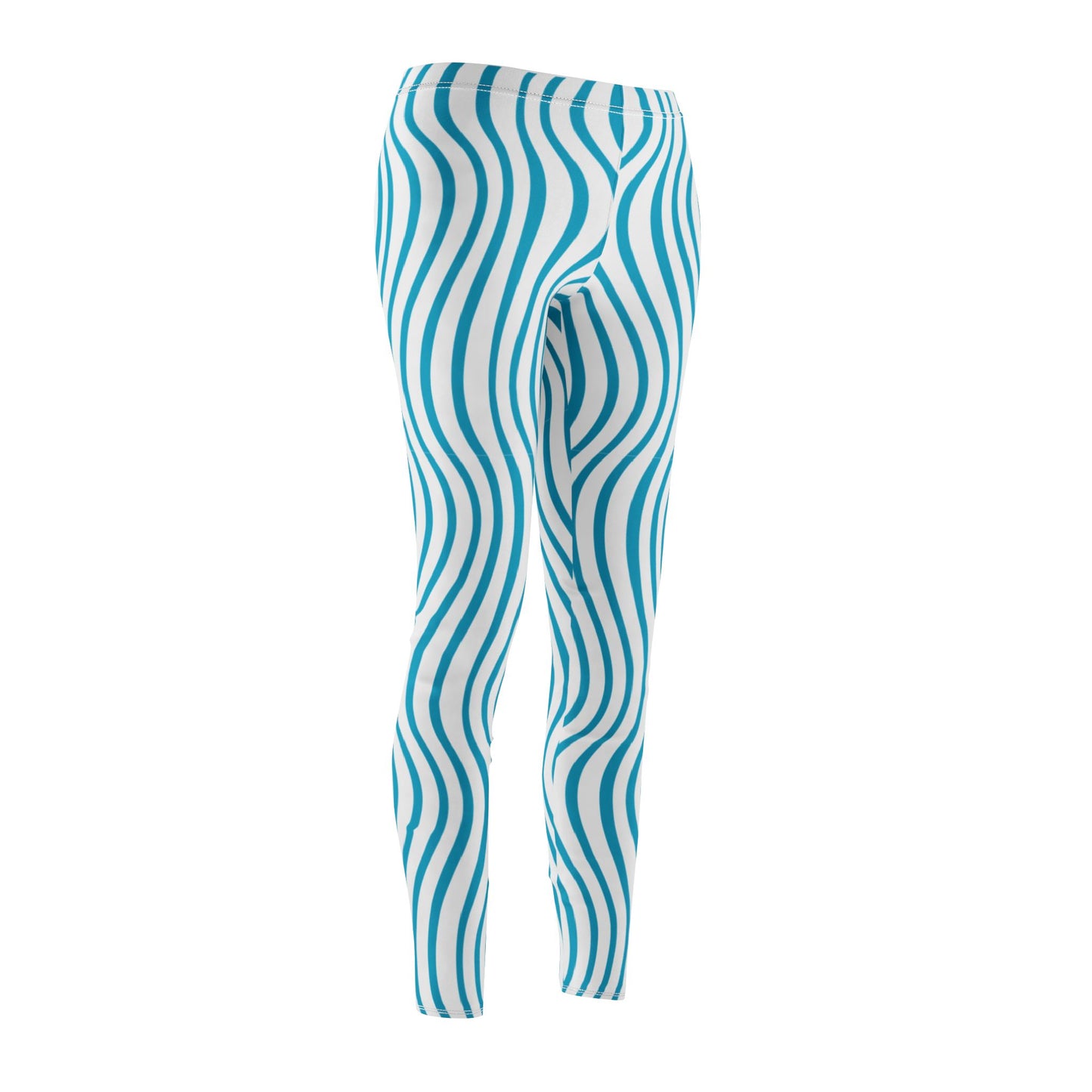 Leggings "Onda" - Ondes océaniques bleues hypnotiques