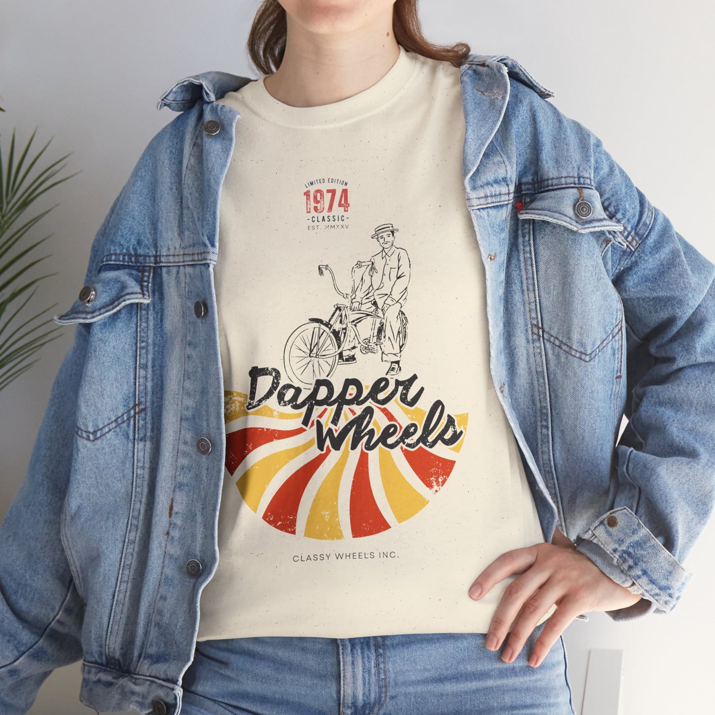 T-Shirt "Dapper Wheels" - Vintage Ride