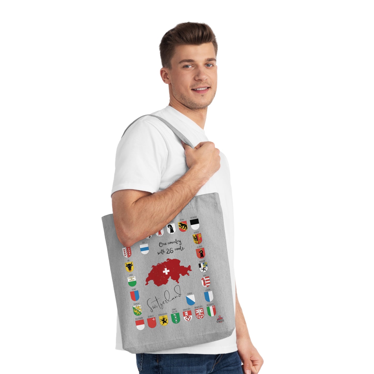 Tote Bag tissé Patrimoine Suisse (Éco-Responsable)