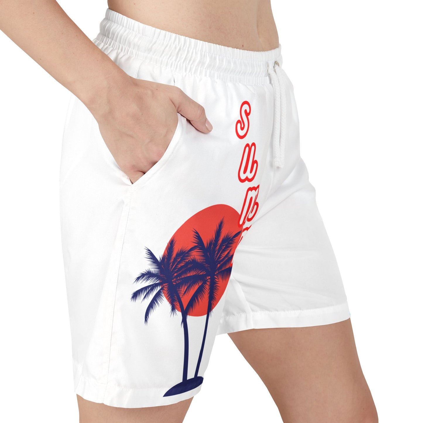 Short de Piscine et Plage "Summer Palm Vibes" - Style Estival