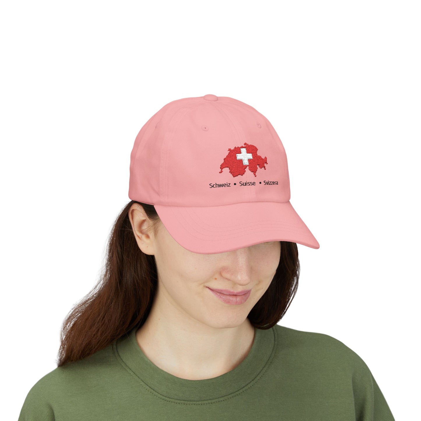 Casquette Suisse Brodée - "Schweiz • Suisse • Svizzera"