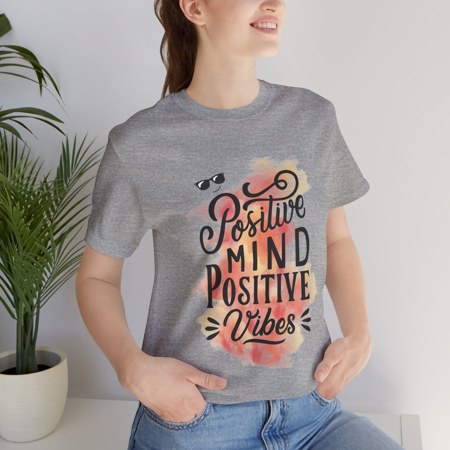 T-shirt unisexe "PositiveMind, Positive Vibes" !