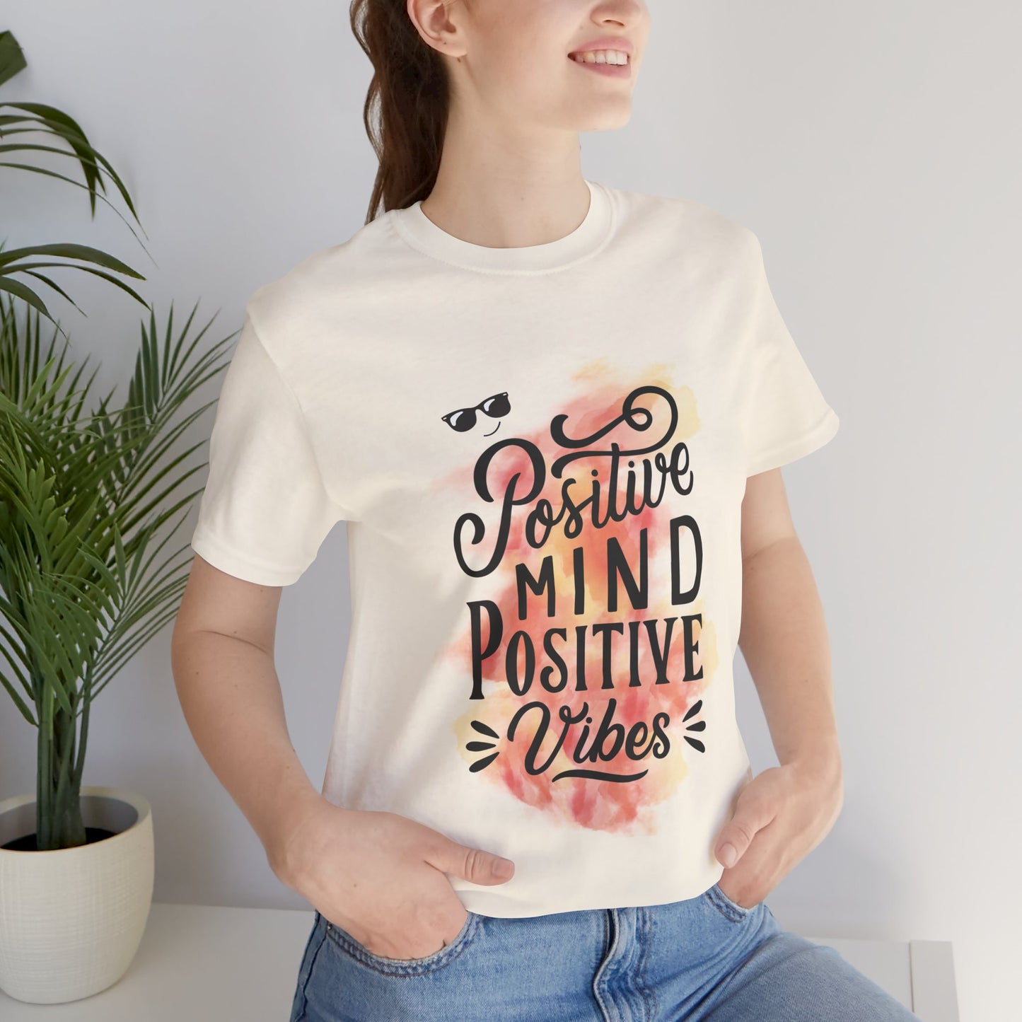 T-shirt unisexe "PositiveMind, Positive Vibes" !