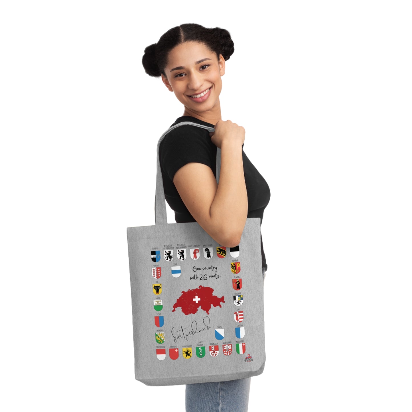 Tote Bag tissé Patrimoine Suisse (Éco-Responsable)