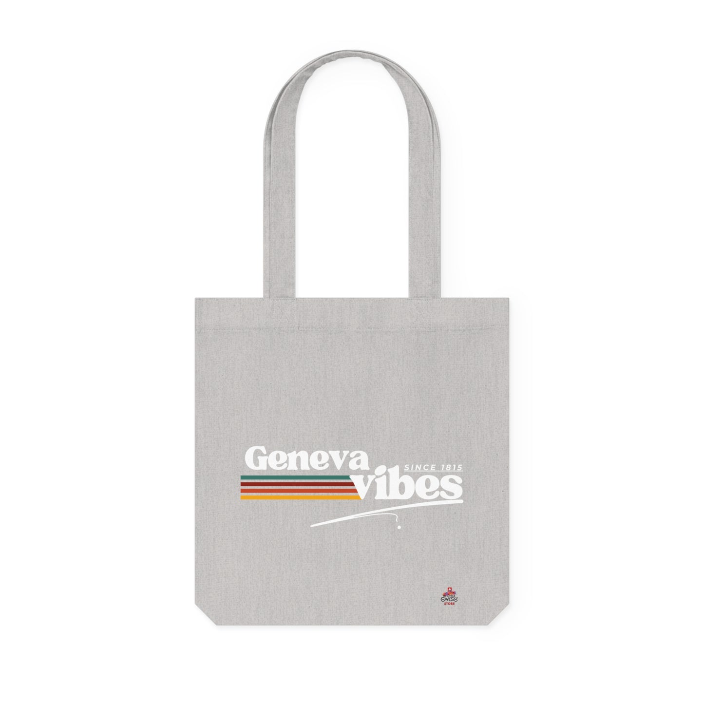 Tote Bag tissé "Geneva Vibes 1815" - L'élégance historique (Éco-Responsable)
