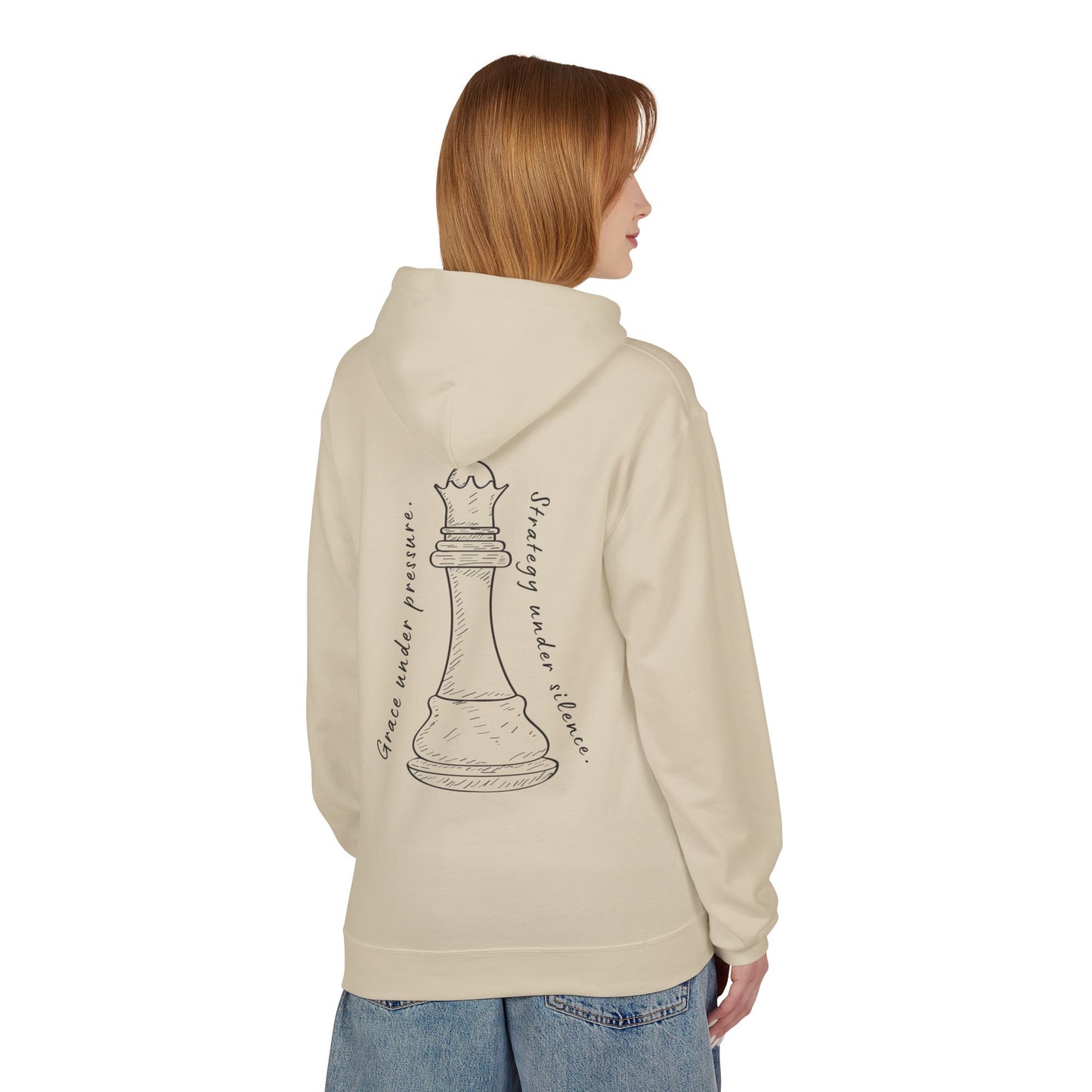 Hoodie Femme "Chess Queen" - Stratégie en Elégance