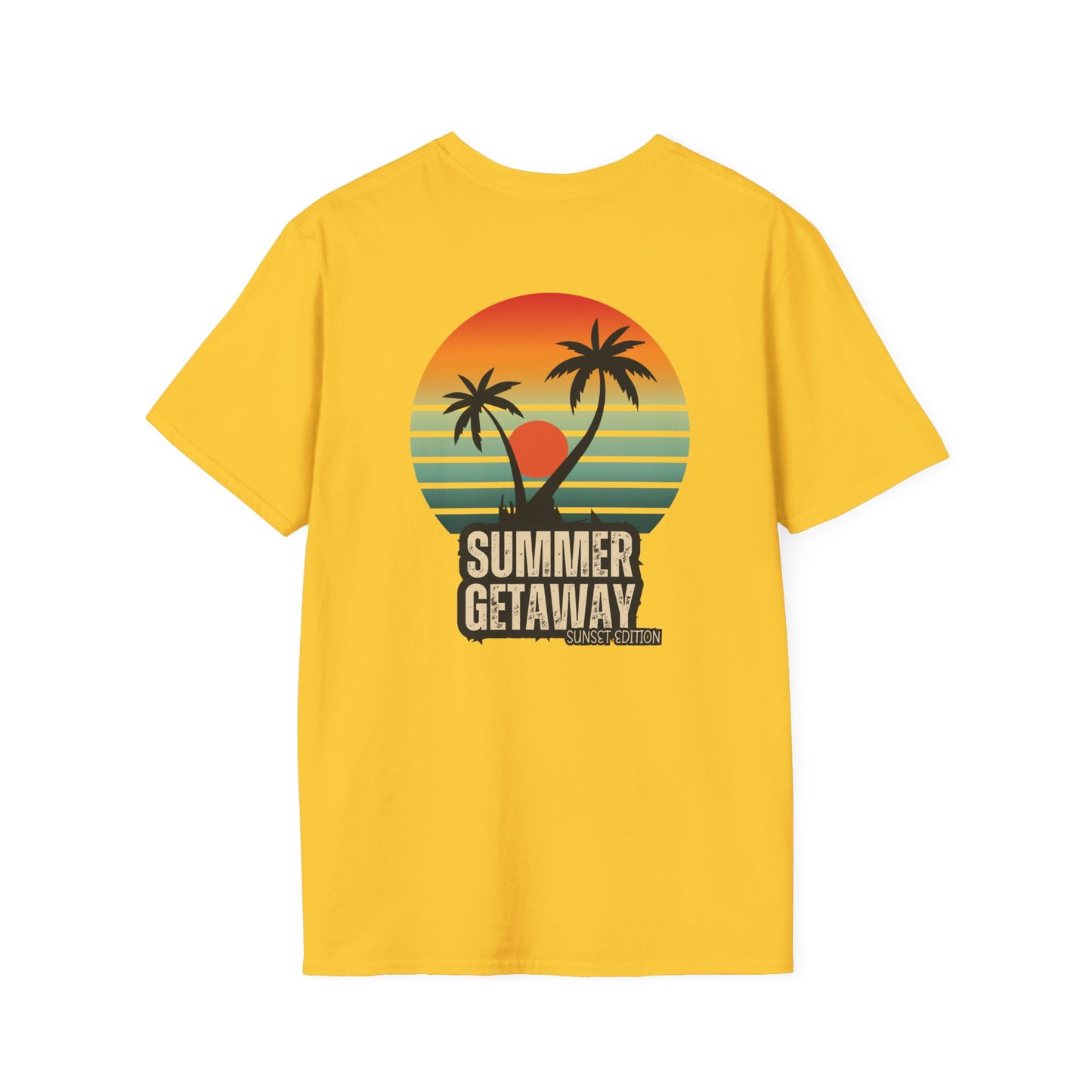 T-Shirt graphique tropical 'Summer Getaway'