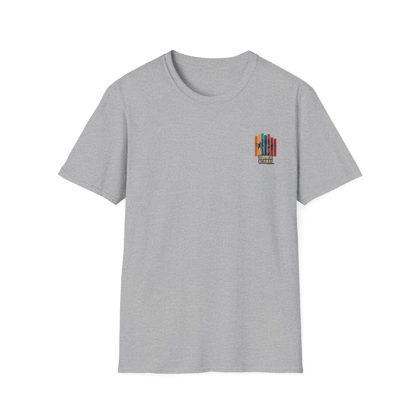 T-Shirt graphique tropical 'Summer Getaway'