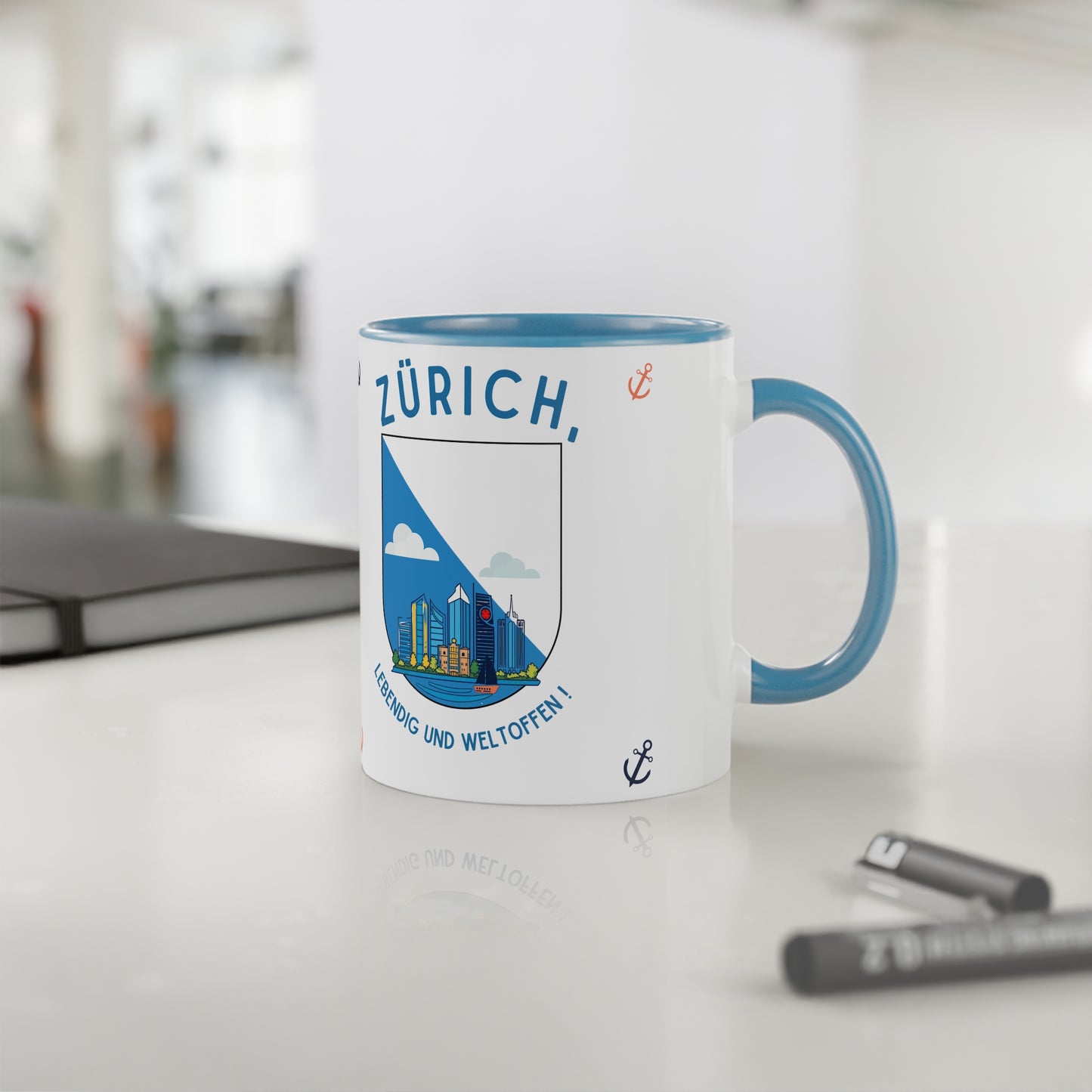 Mug "L'Énergie de Zurich" - La Vibe d'une Métropole Ouverte (325ml)