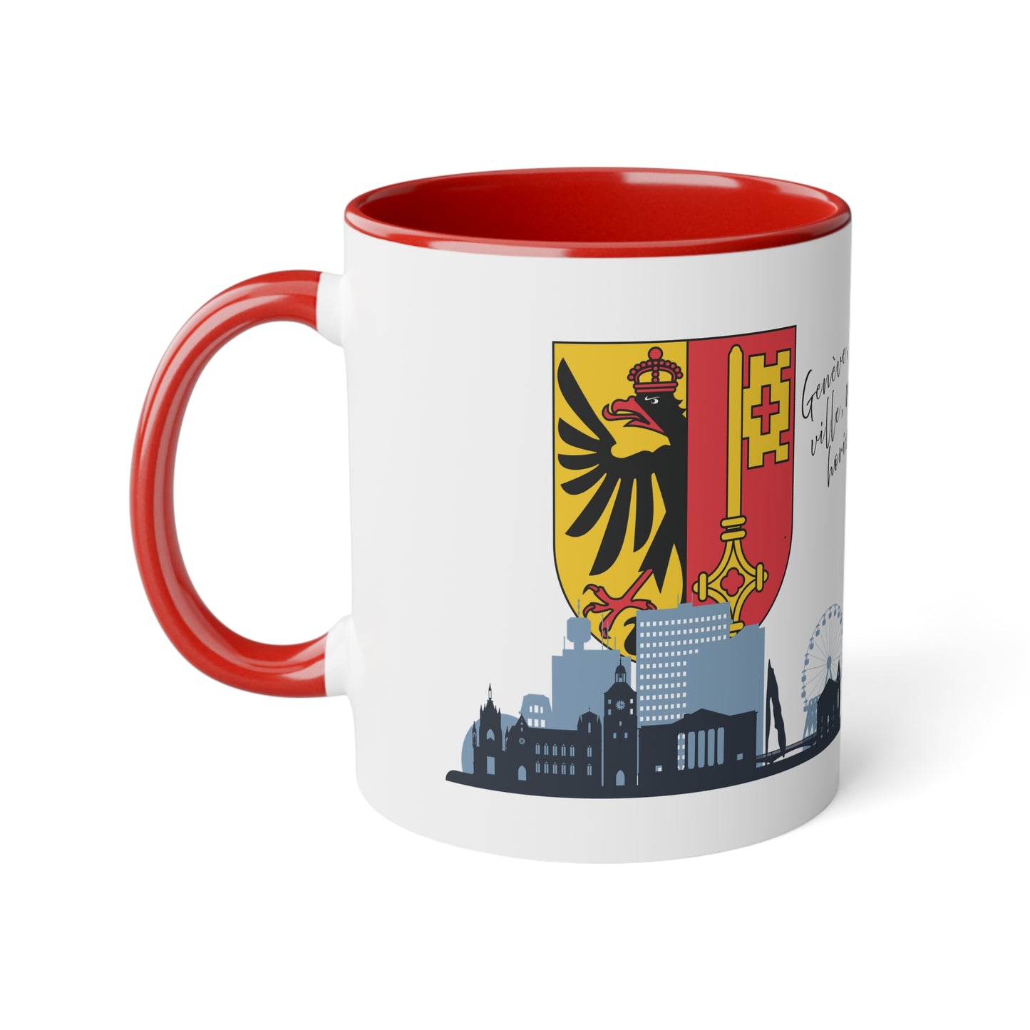Mug "Les Horizons de Genève" - Une Ville dans Votre Tasse (325ml)