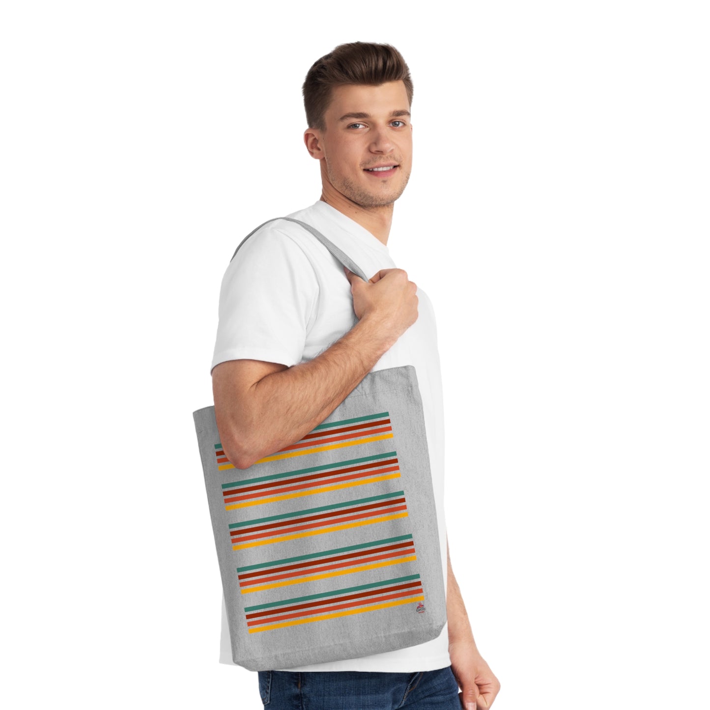 Tote Bag "Stripes Vintage" (Éco-Responsable)