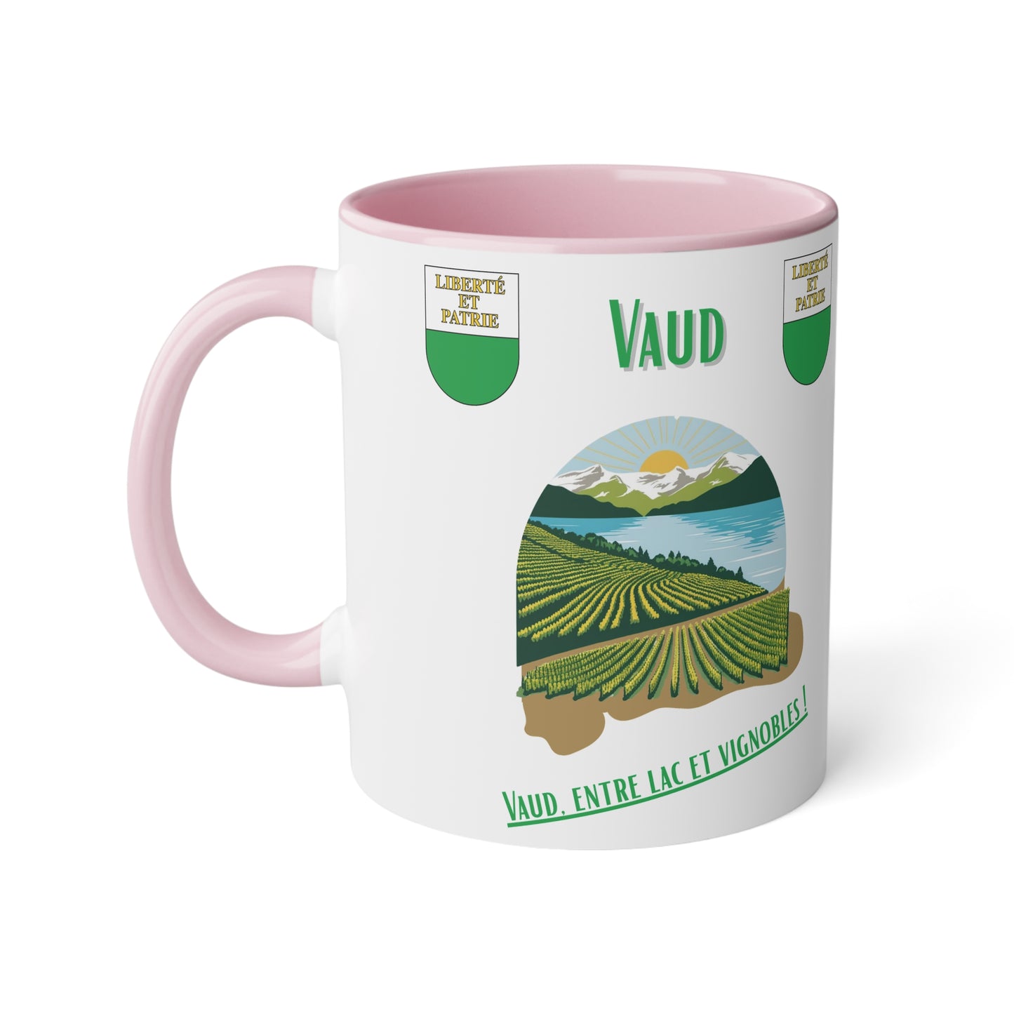 Mug "Vaud Panorama" - Le Privilège de Vivre Entre Lac et Vignes (325ml)
