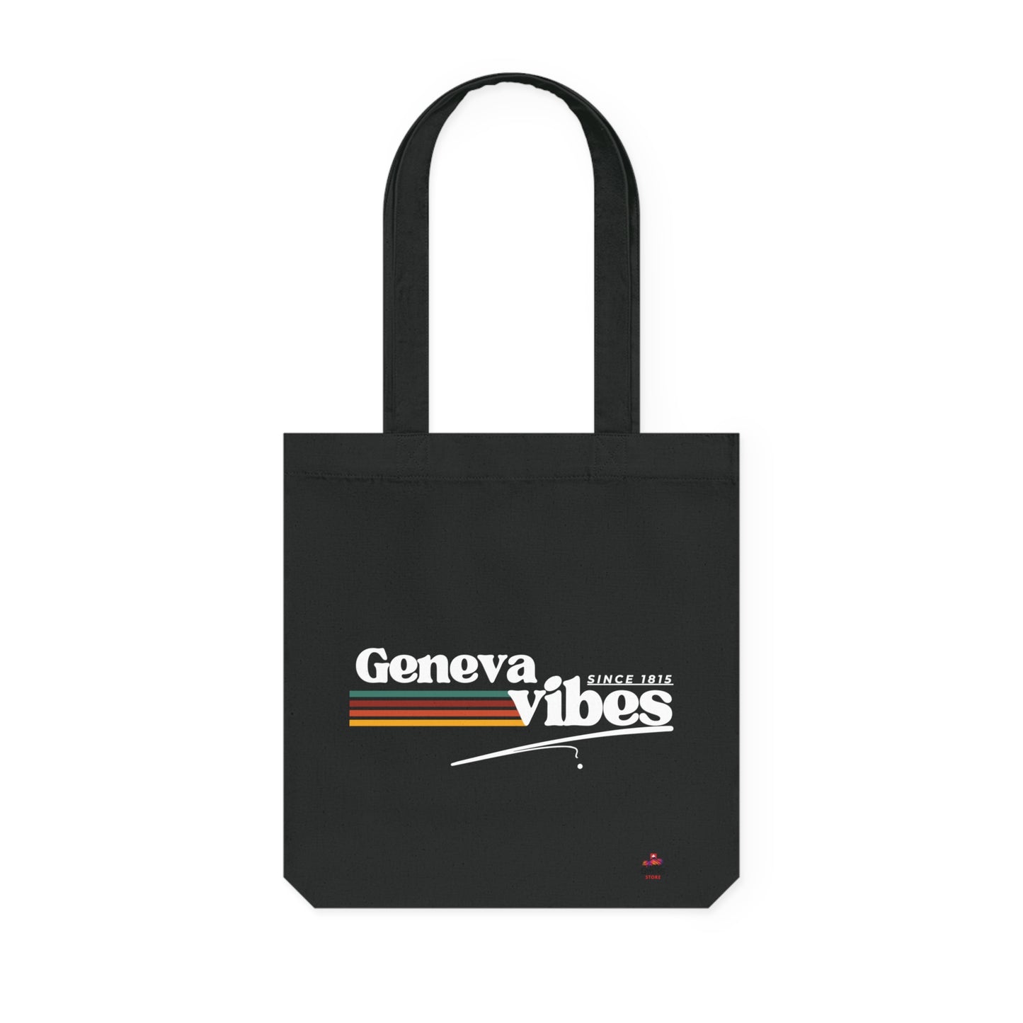 Tote Bag tissé "Geneva Vibes 1815" - L'élégance historique (Éco-Responsable)
