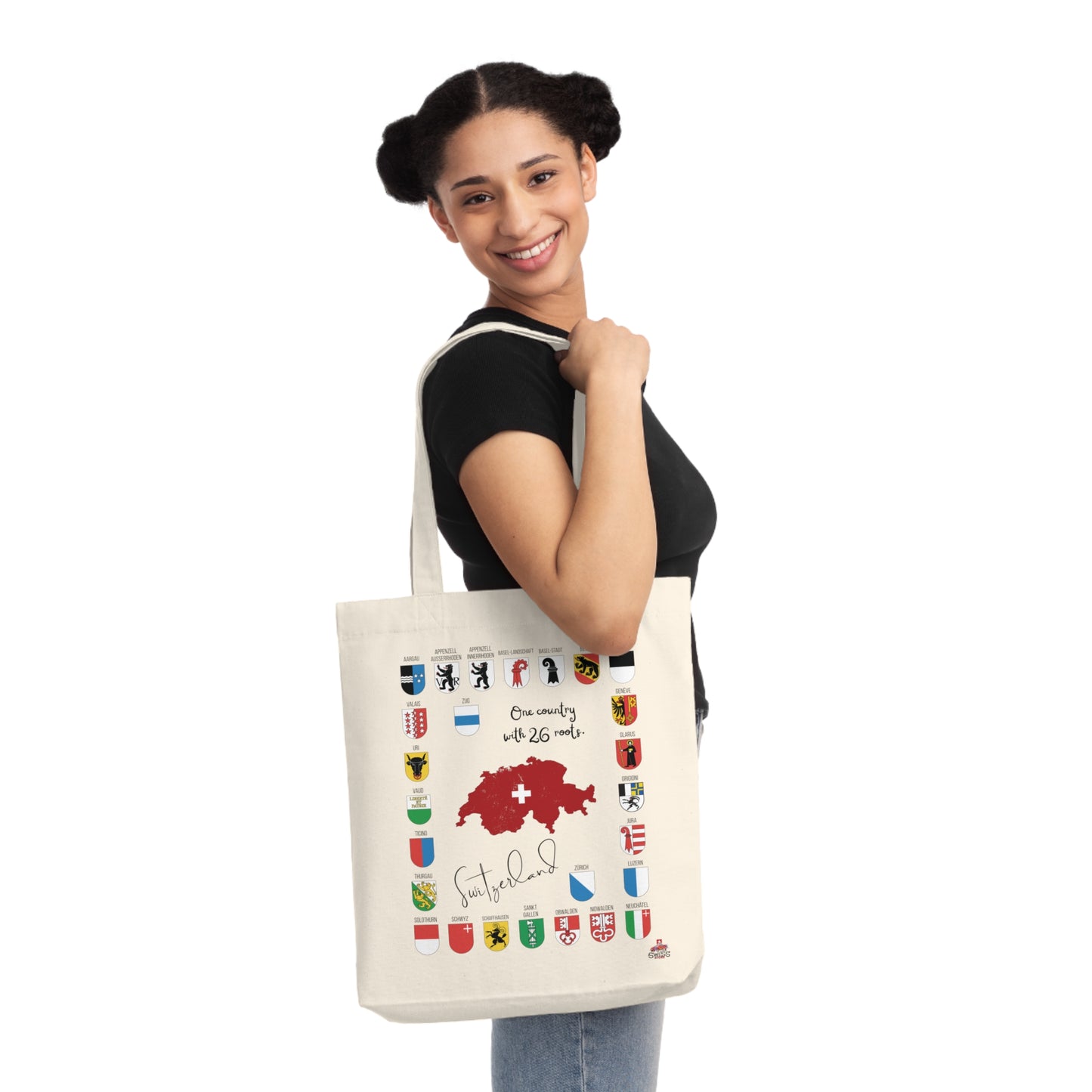 Tote Bag tissé Patrimoine Suisse (Éco-Responsable)