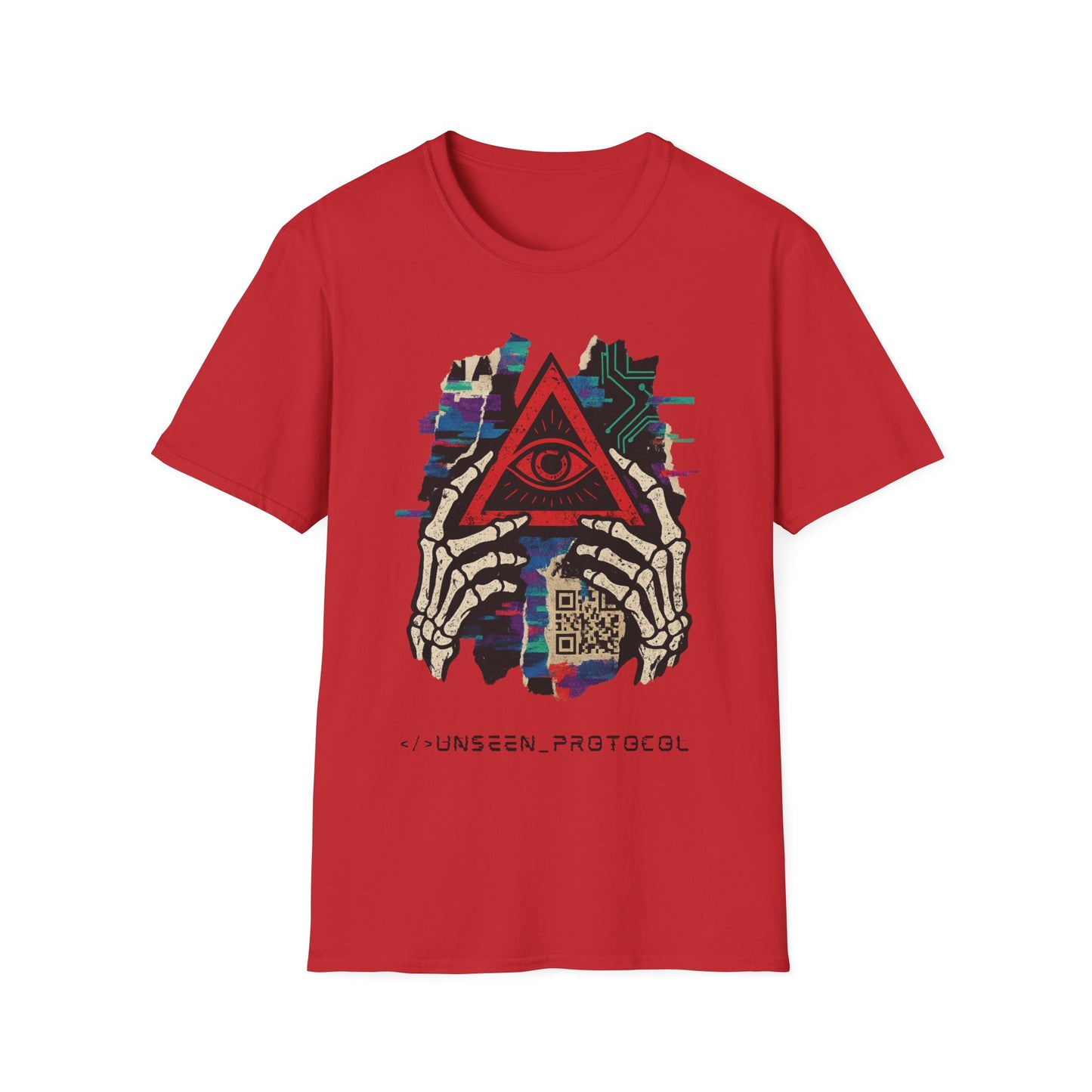 T-Shirt Unisexe "Unseen Protocol" - Cyberpunk Streetwear