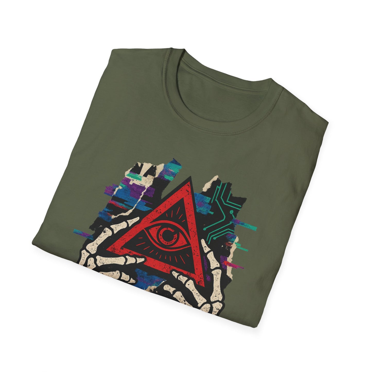 T-Shirt Unisexe "Unseen Protocol" - Cyberpunk Streetwear