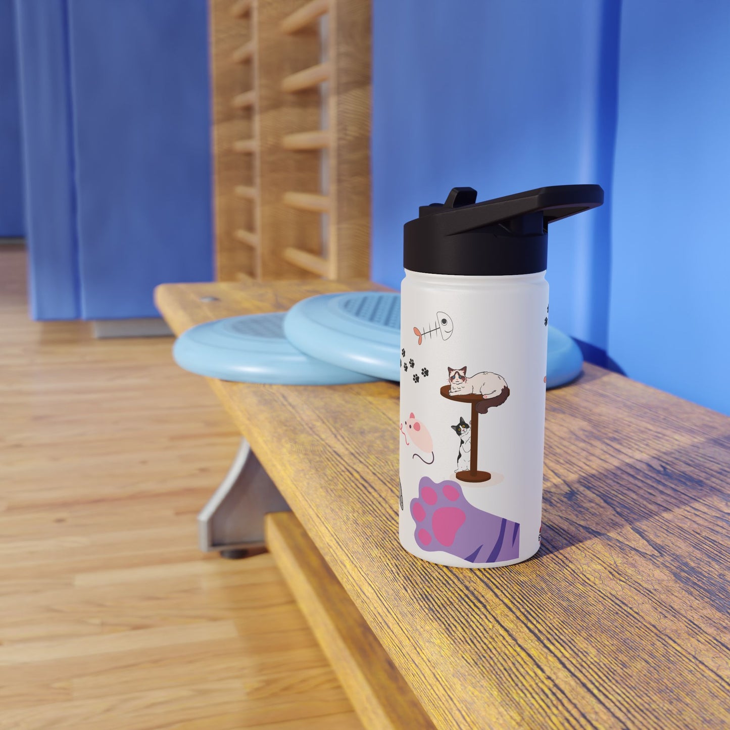 Bouteille Isotherme à "L'Effigie du Chat" - Parfaite pour les amoureux des animaux de compagnie