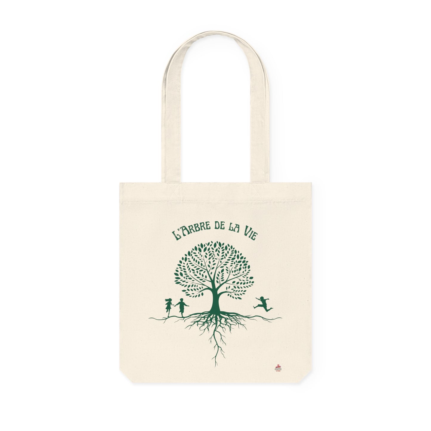 Tote Bag tissé "L'Arbre de la Vie" - Racines, croissance et avenir (Éco-Responsable)