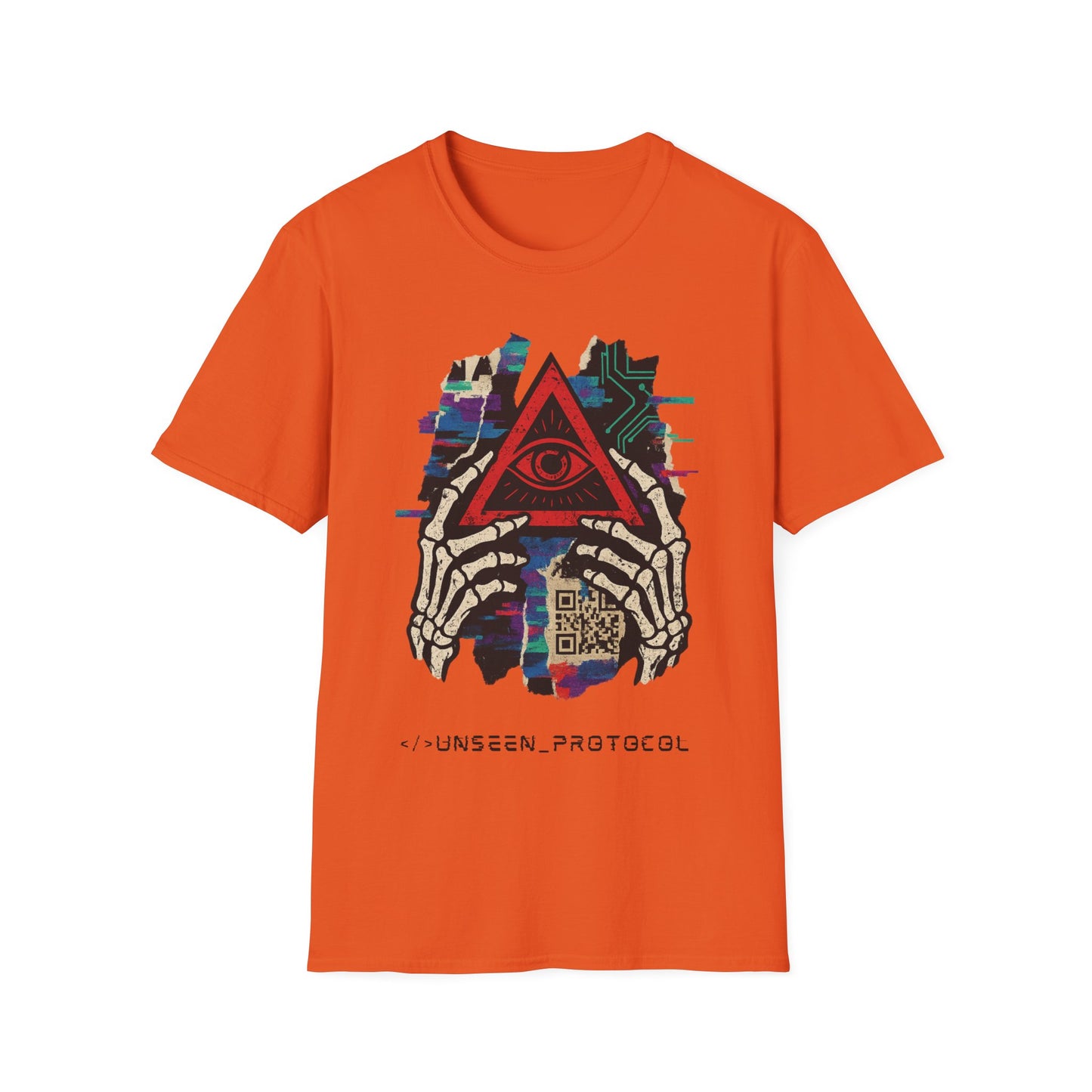 T-Shirt Unisexe "Unseen Protocol" - Cyberpunk Streetwear