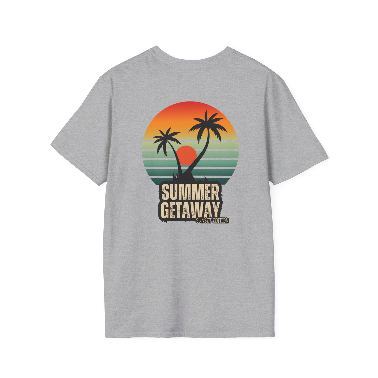 T-Shirt graphique tropical 'Summer Getaway'