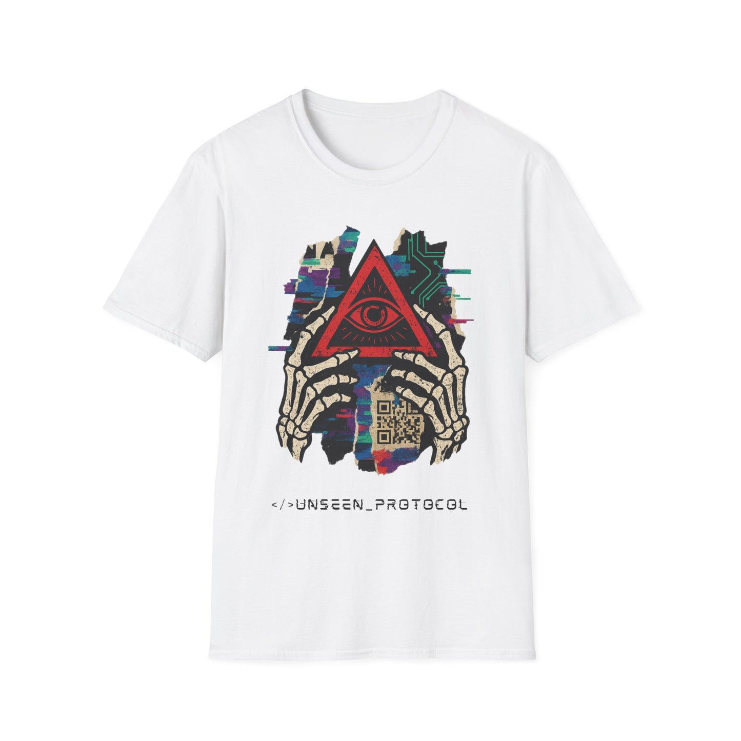 T-Shirt Unisexe "Unseen Protocol" - Cyberpunk Streetwear