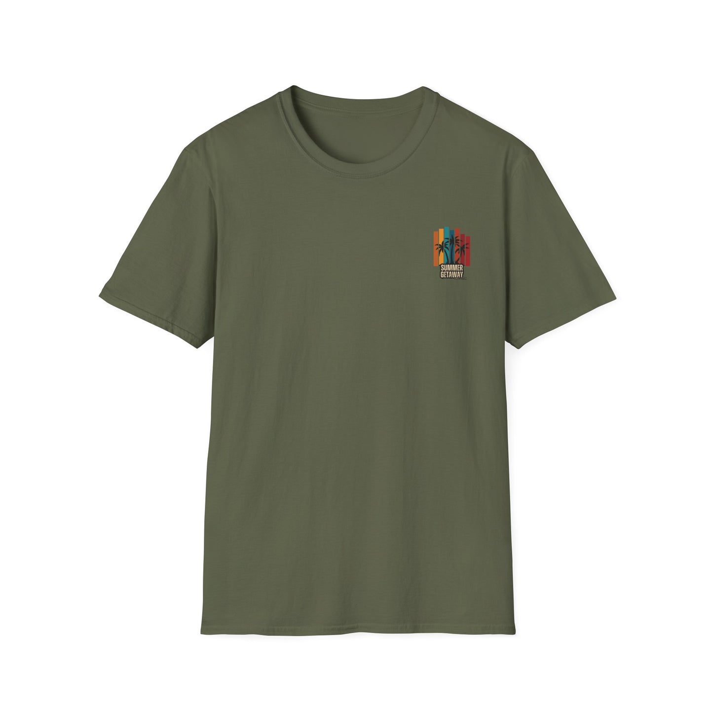 T-Shirt graphique tropical 'Summer Getaway'