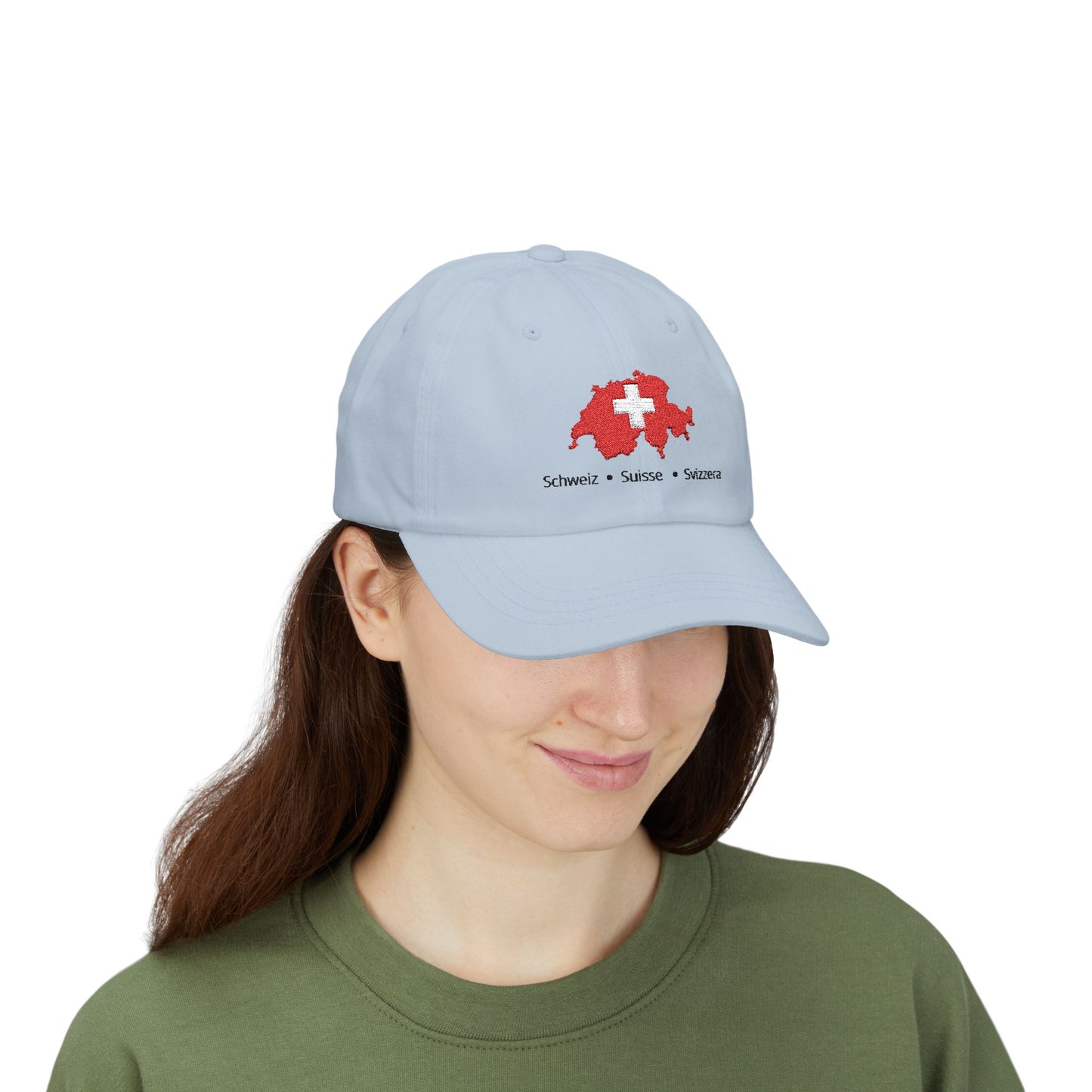 Casquette Suisse Brodée - "Schweiz • Suisse • Svizzera"