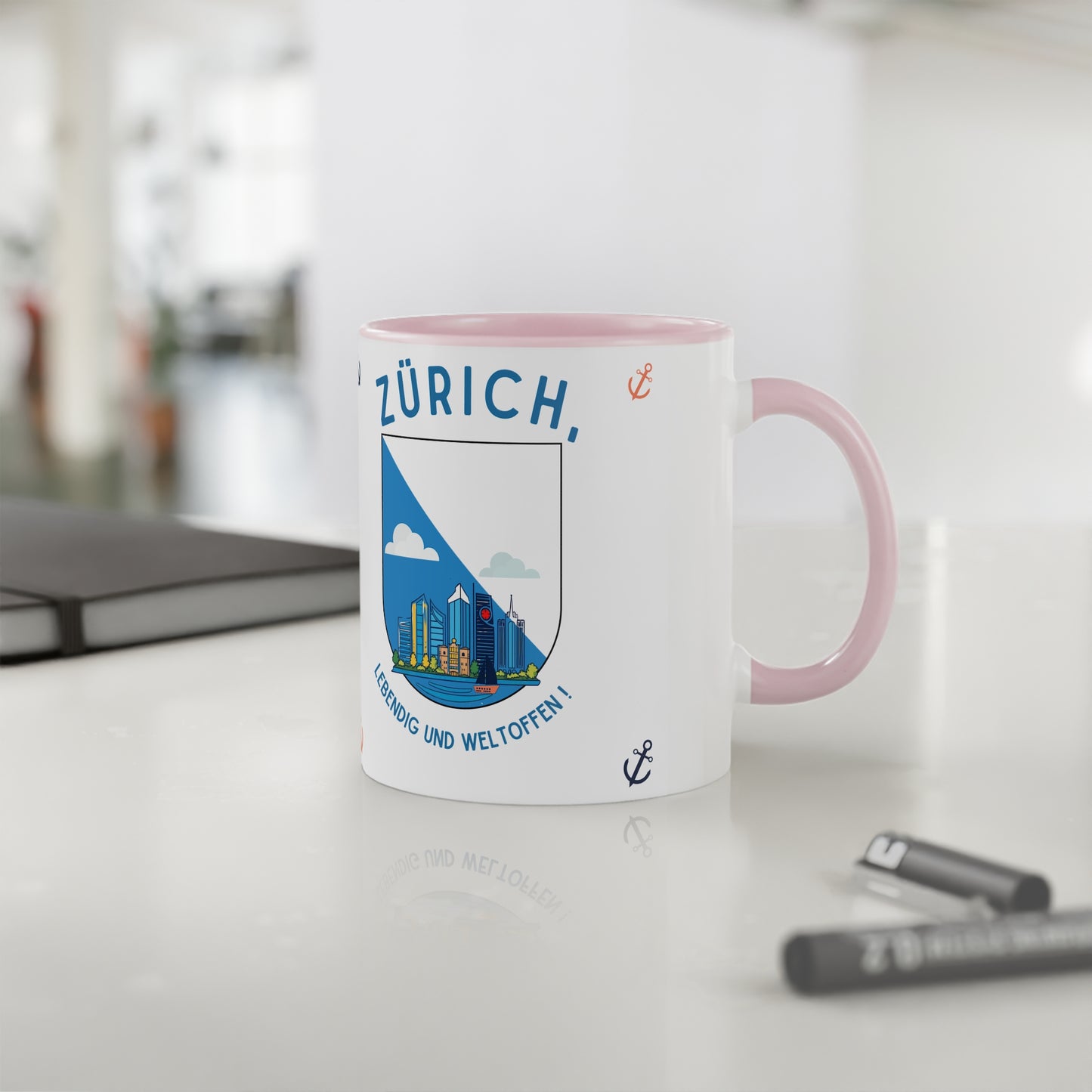 Mug "L'Énergie de Zurich" - La Vibe d'une Métropole Ouverte (325ml)