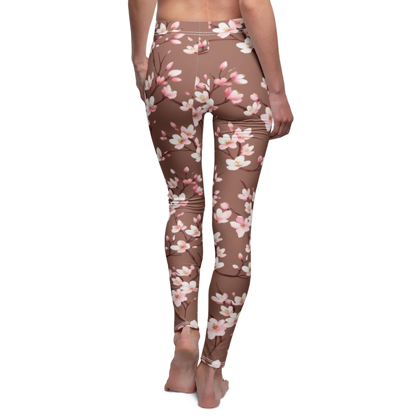 Legging "Fleur de Cerisier" - Élégance Florale & Confort Ultra Doux