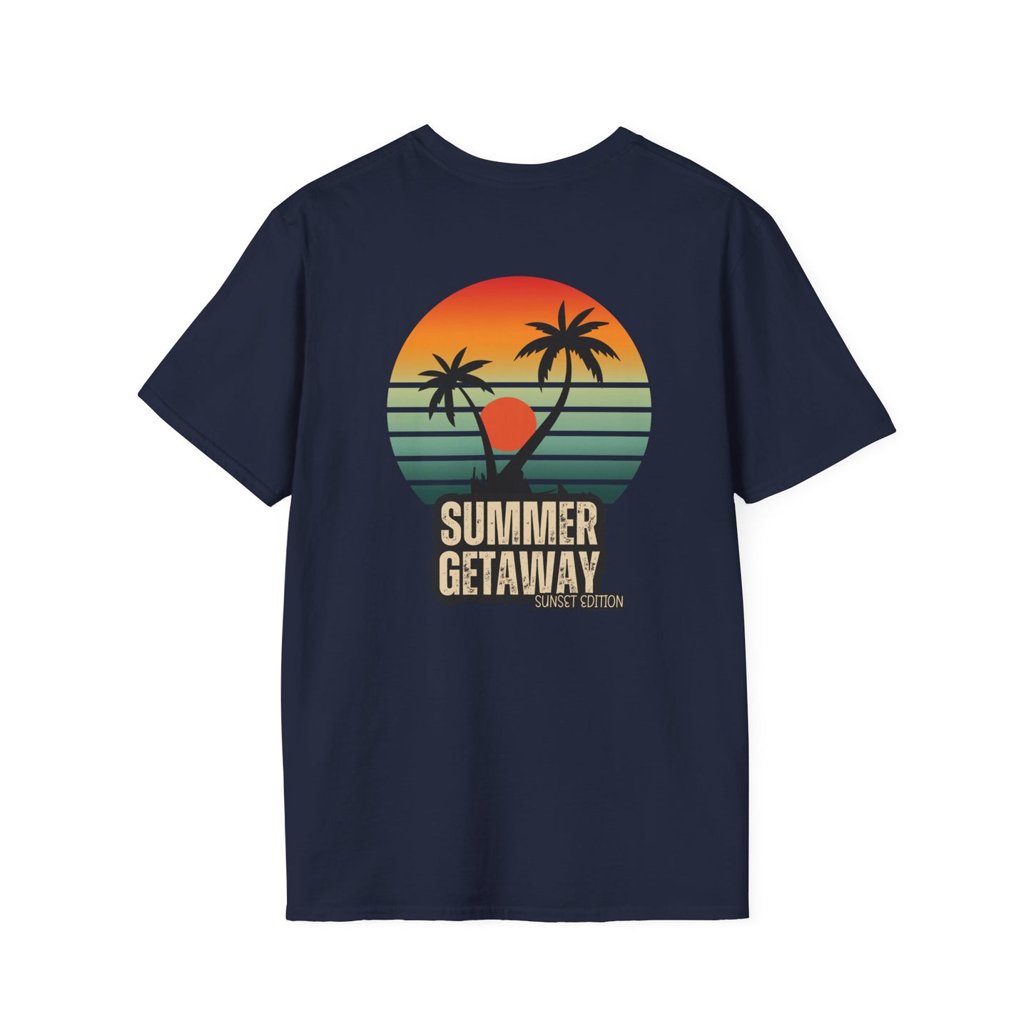 T-Shirt graphique tropical 'Summer Getaway'