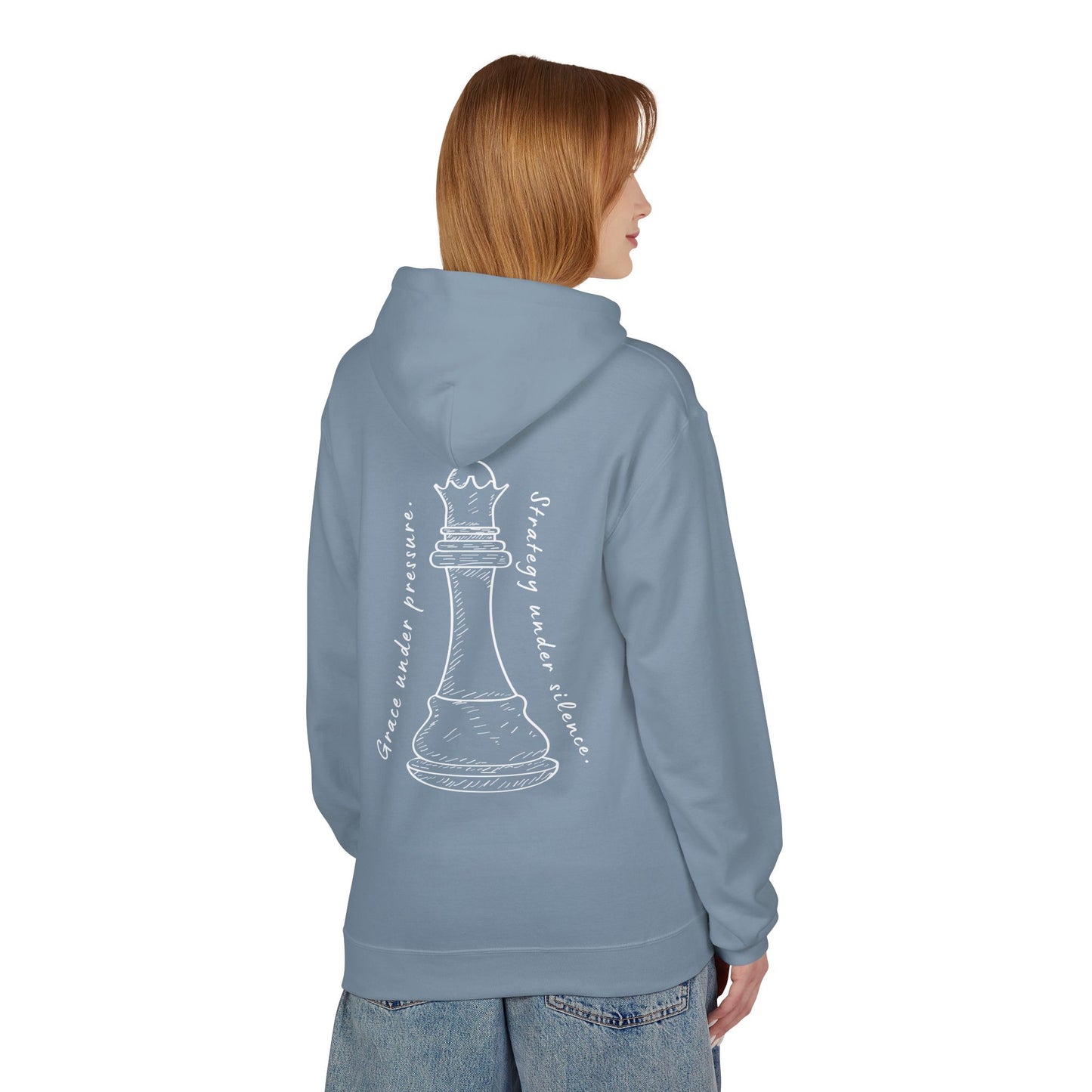 Hoodie Femme "Chess Queen" - Stratégie en Elégance