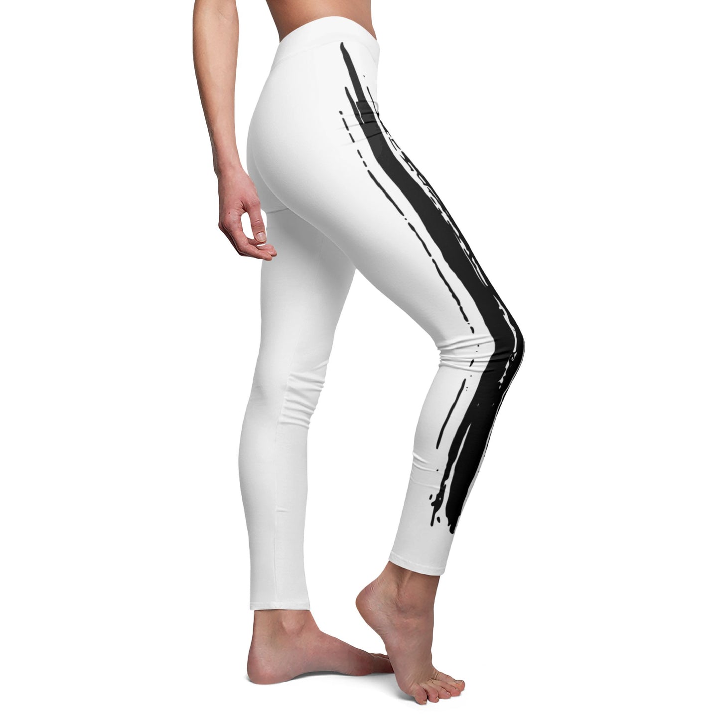 Legging "Blanc Design Artistique" - Style minimaliste & moderne