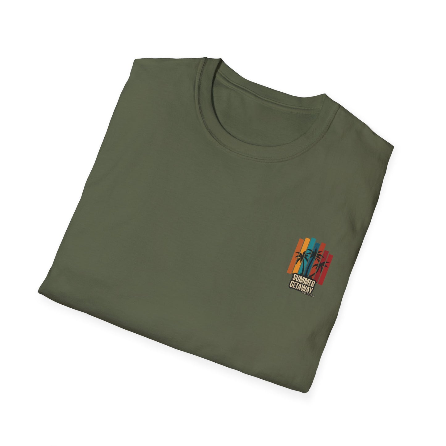 T-Shirt graphique tropical 'Summer Getaway'