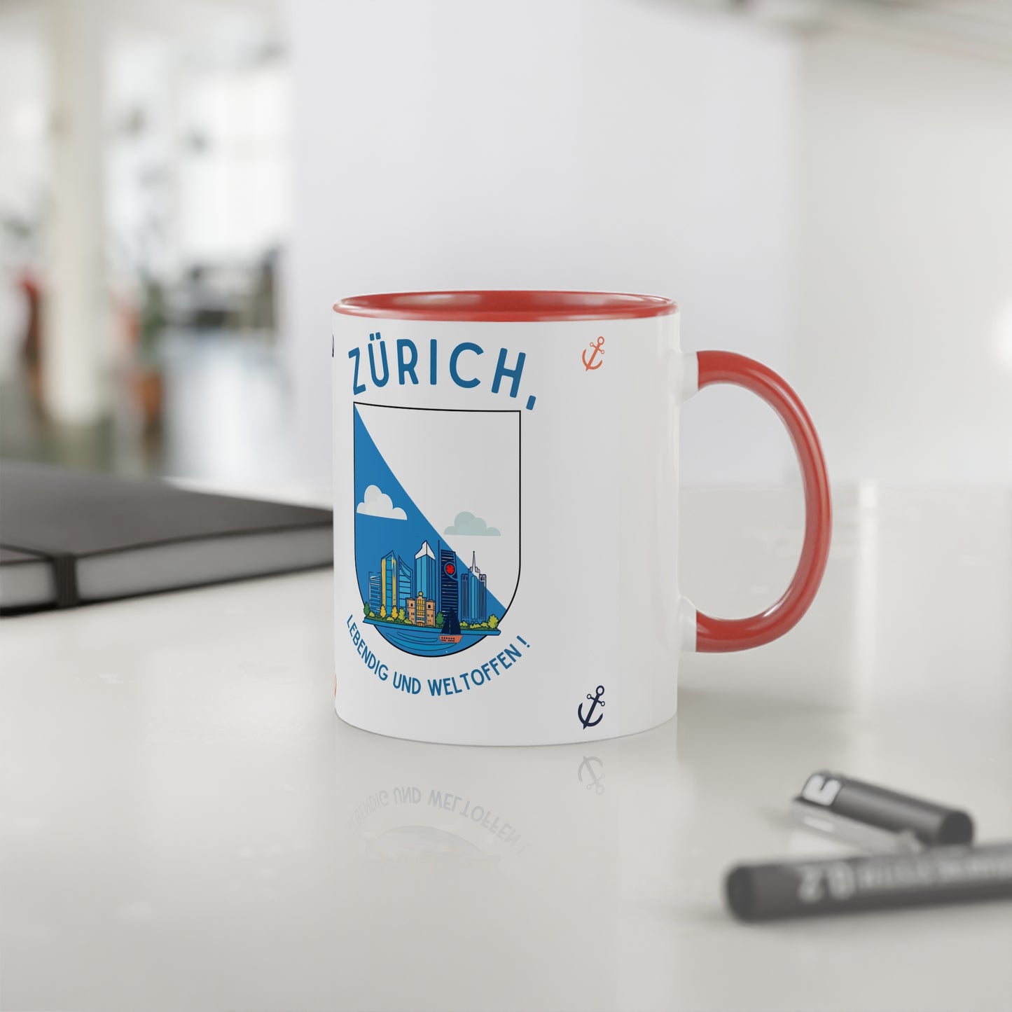 Mug "L'Énergie de Zurich" - La Vibe d'une Métropole Ouverte (325ml)