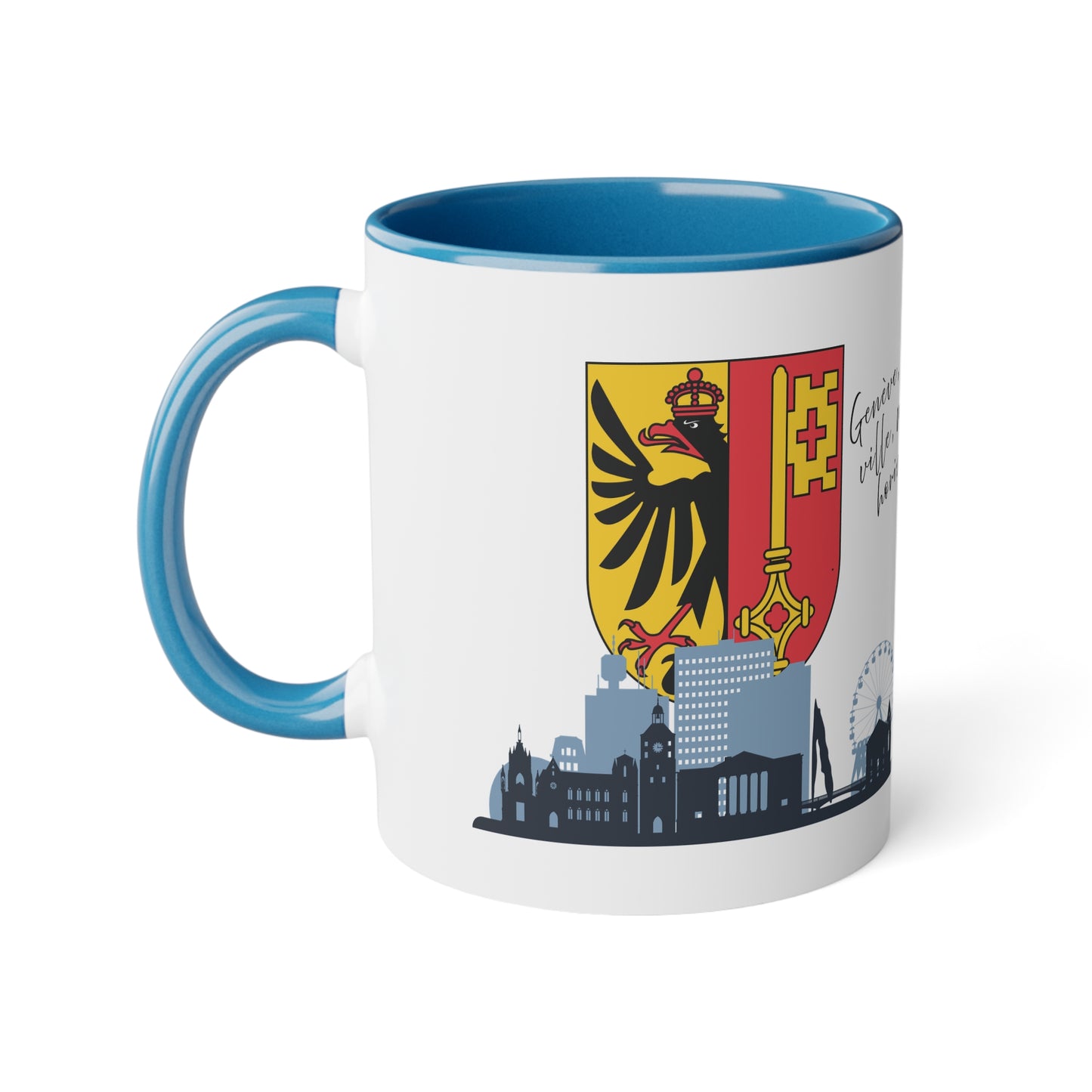 Mug "Les Horizons de Genève" - Une Ville dans Votre Tasse (325ml)