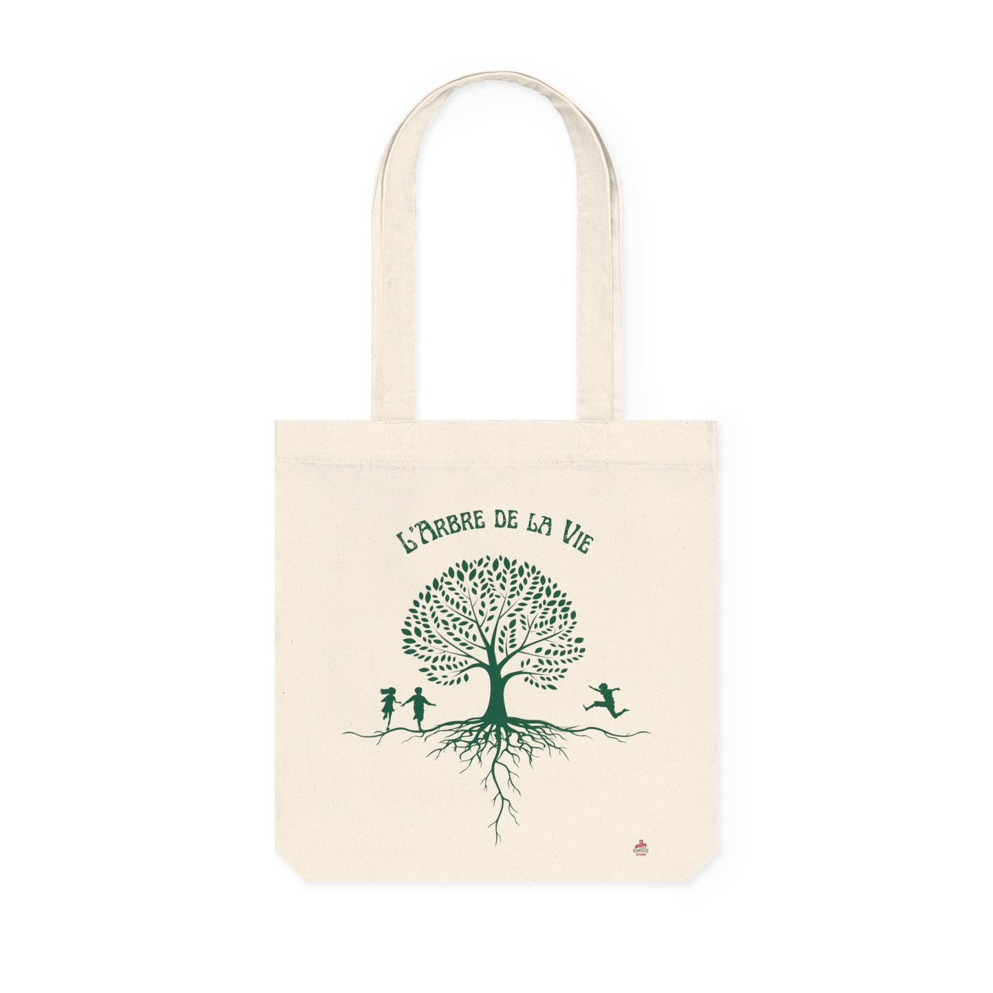 Tote Bag tissé "L'Arbre de la Vie" - Racines, croissance et avenir (Éco-Responsable)