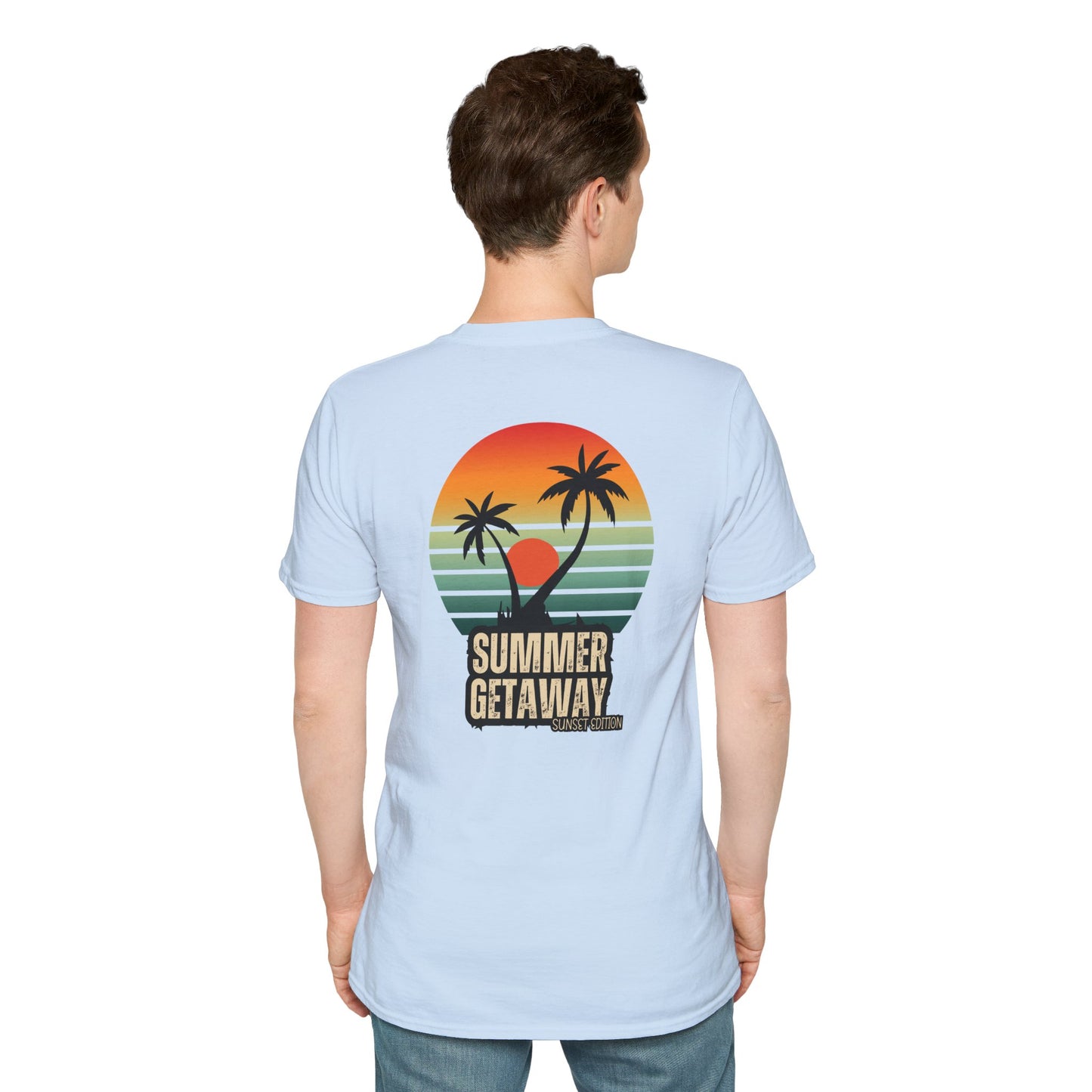 T-Shirt graphique tropical 'Summer Getaway'