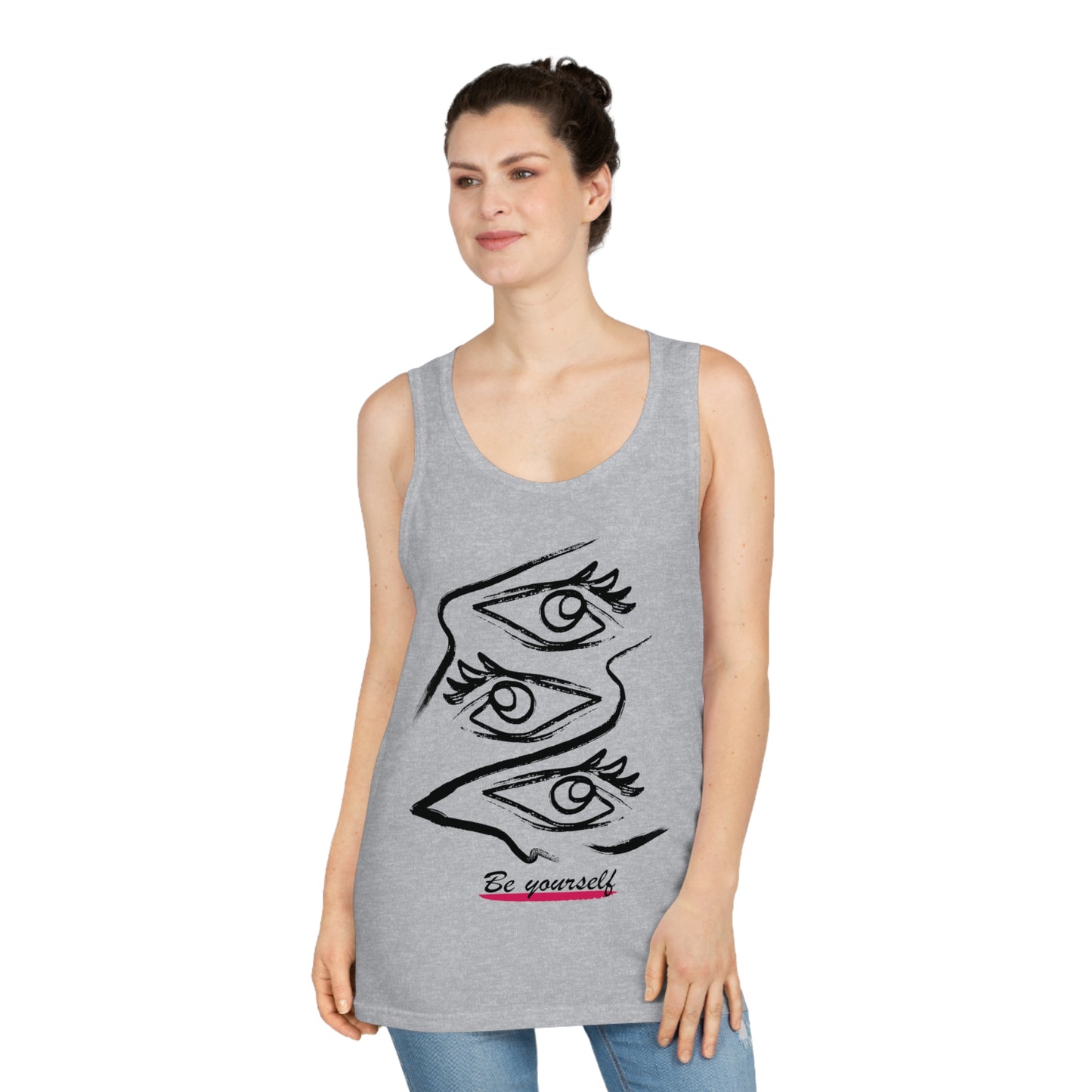 Débardeur Femme "Be Yourself" Softstyle - Confortable et décontracté