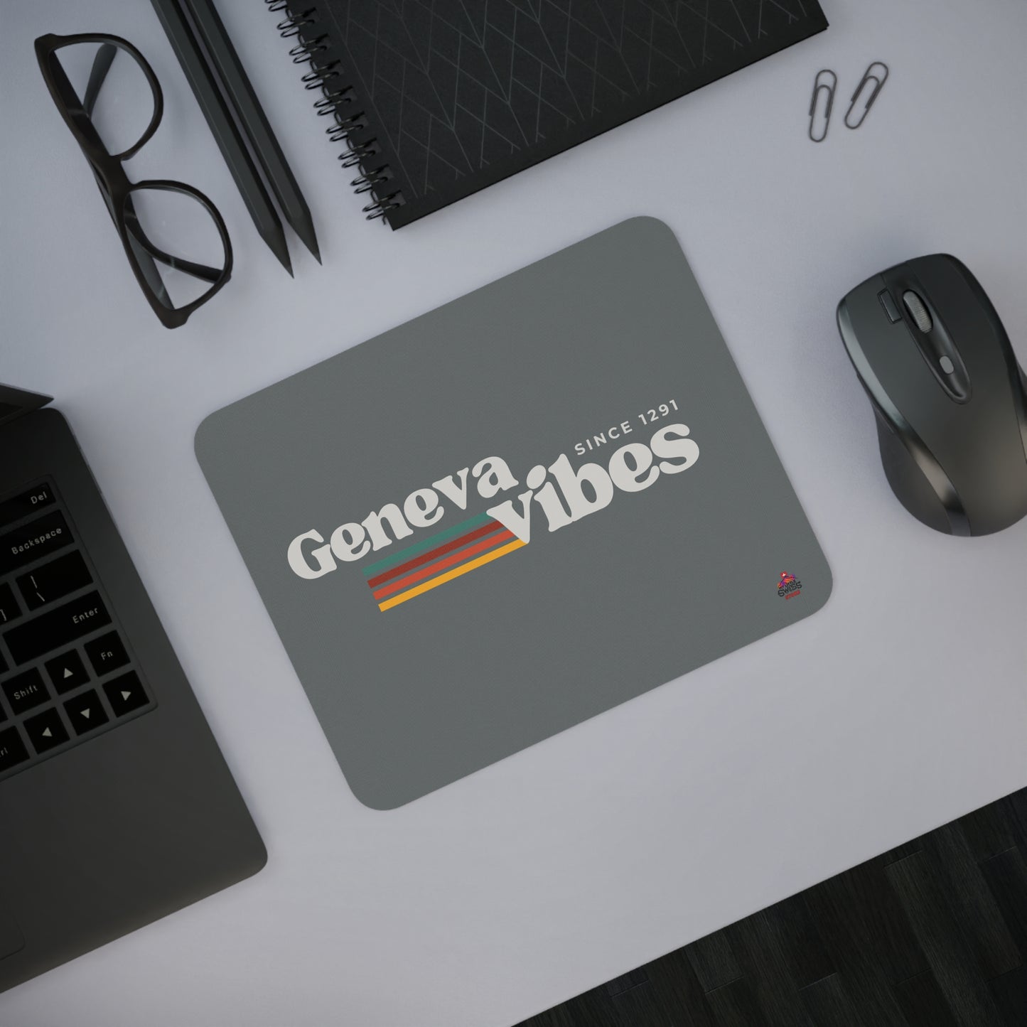 Vintage "Geneva Vibes" Mauspad
