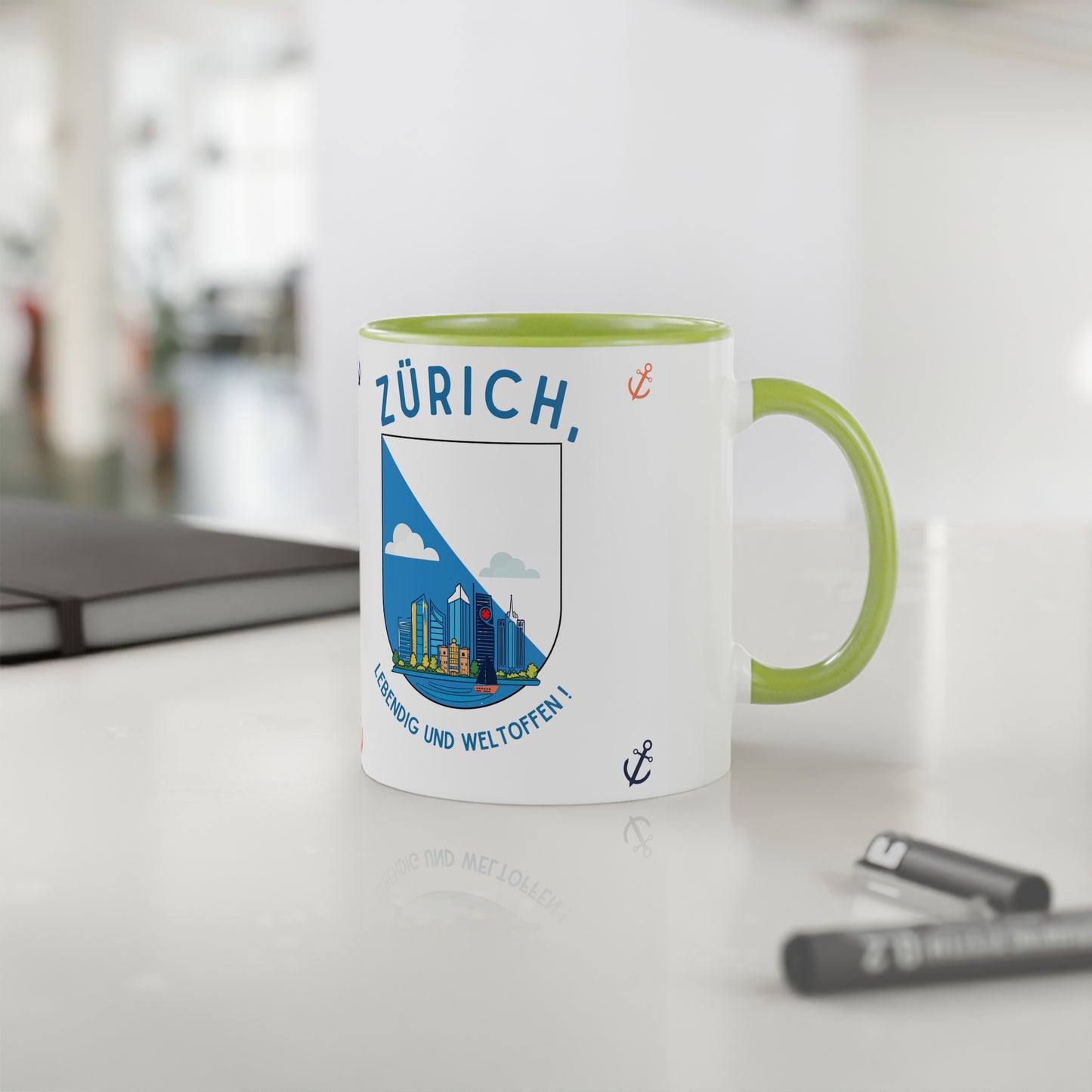 Mug "L'Énergie de Zurich" - La Vibe d'une Métropole Ouverte (325ml)