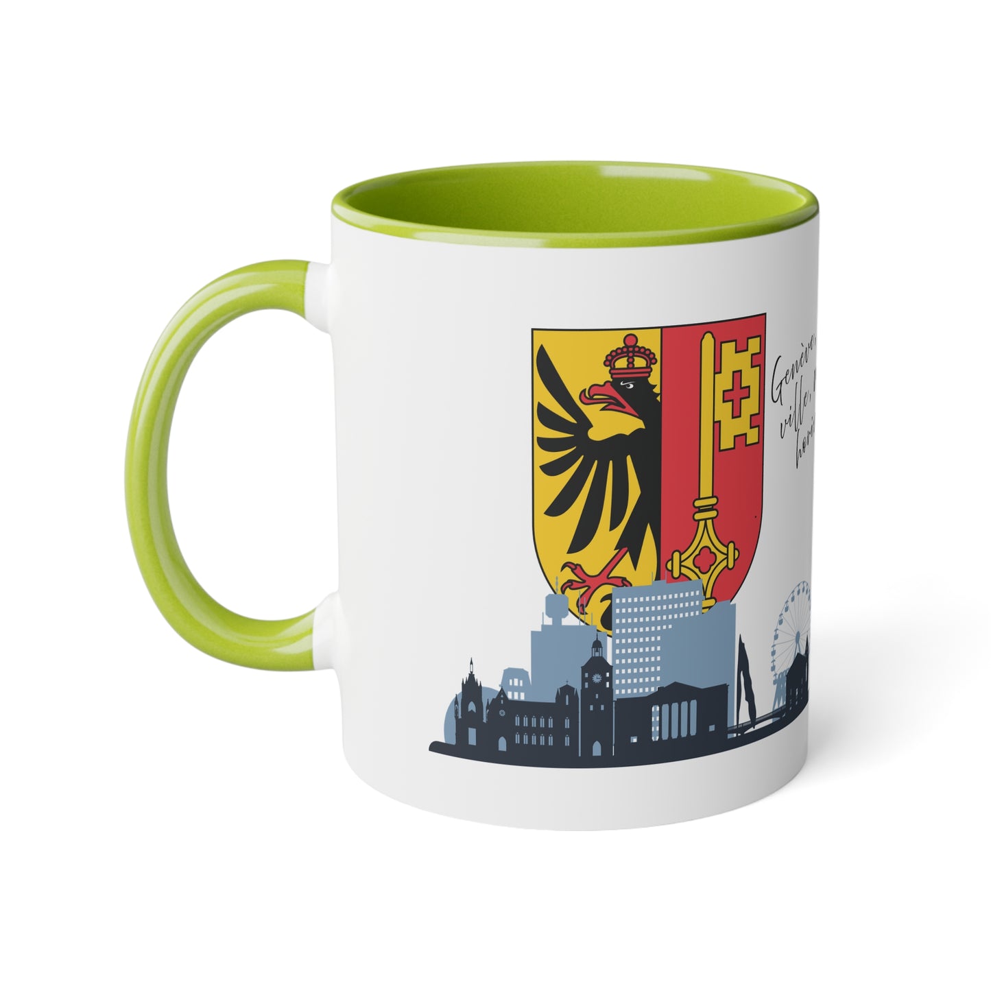 Mug "Les Horizons de Genève" - Une Ville dans Votre Tasse (325ml)