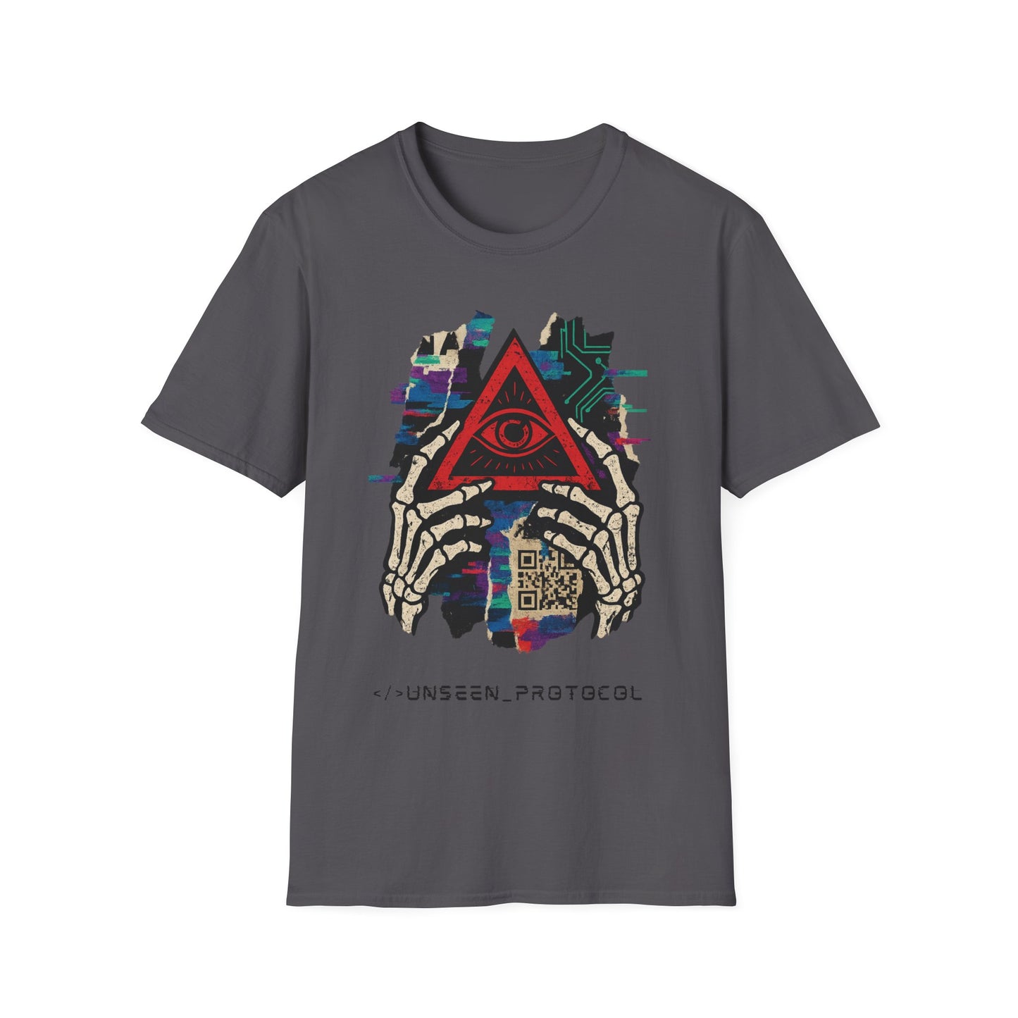 T-Shirt Unisexe "Unseen Protocol" - Cyberpunk Streetwear