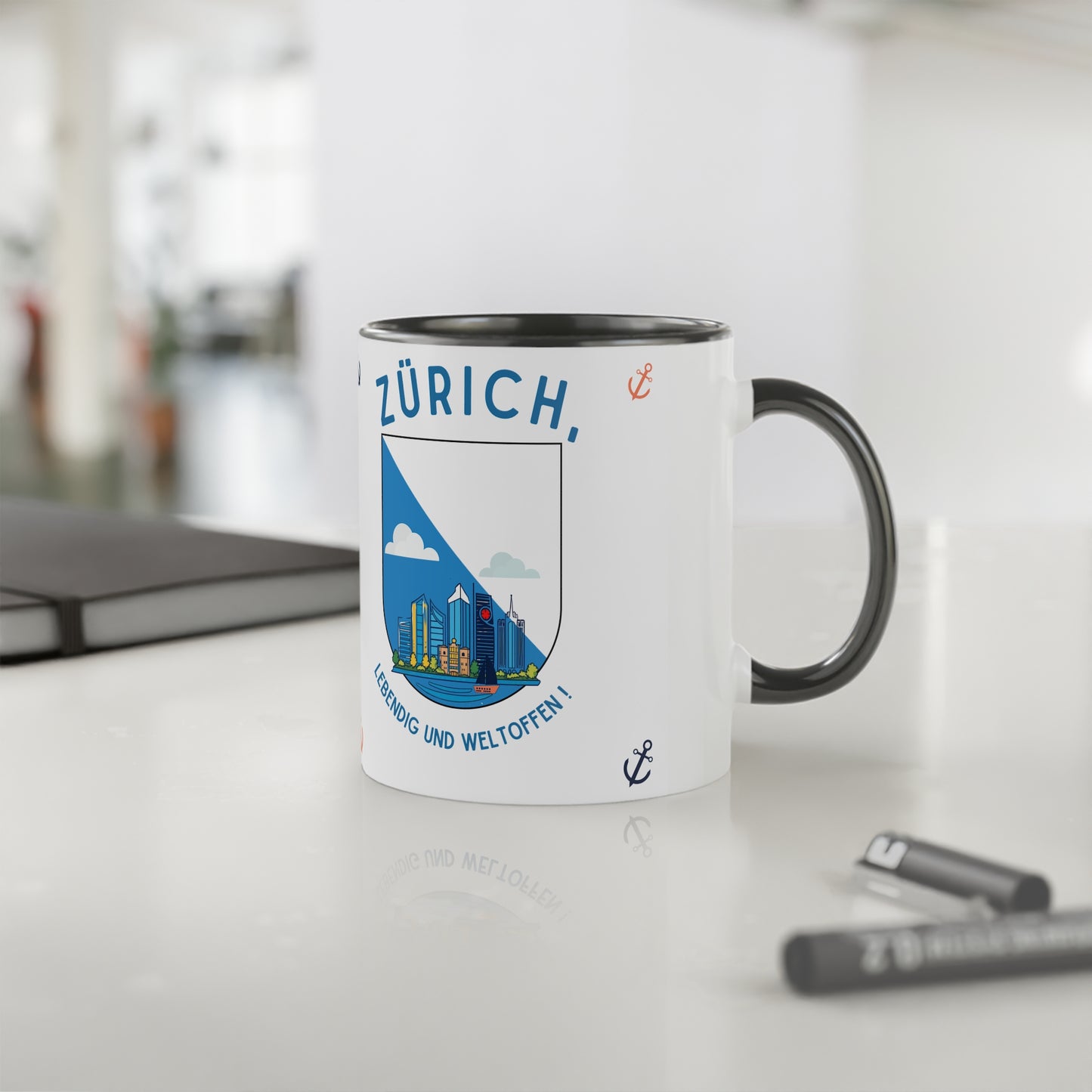 Mug "L'Énergie de Zurich" - La Vibe d'une Métropole Ouverte (325ml)