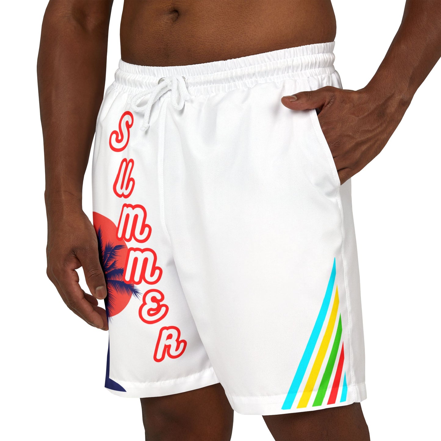 Short de Piscine et Plage "Summer Palm Vibes" - Style Estival