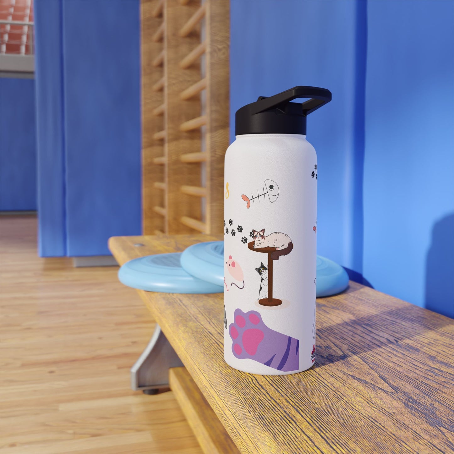 Bouteille Isotherme à "L'Effigie du Chat" - Parfaite pour les amoureux des animaux de compagnie