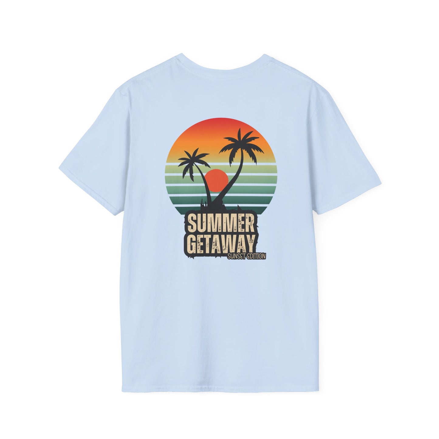 T-Shirt graphique tropical 'Summer Getaway'