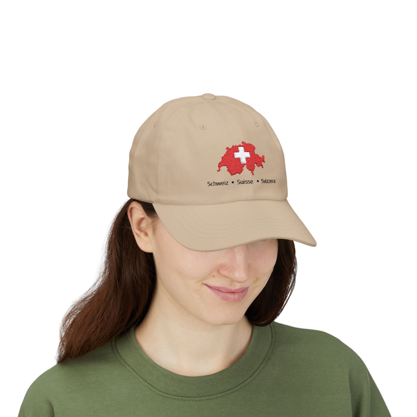 Casquette Suisse Brodée - "Schweiz • Suisse • Svizzera"