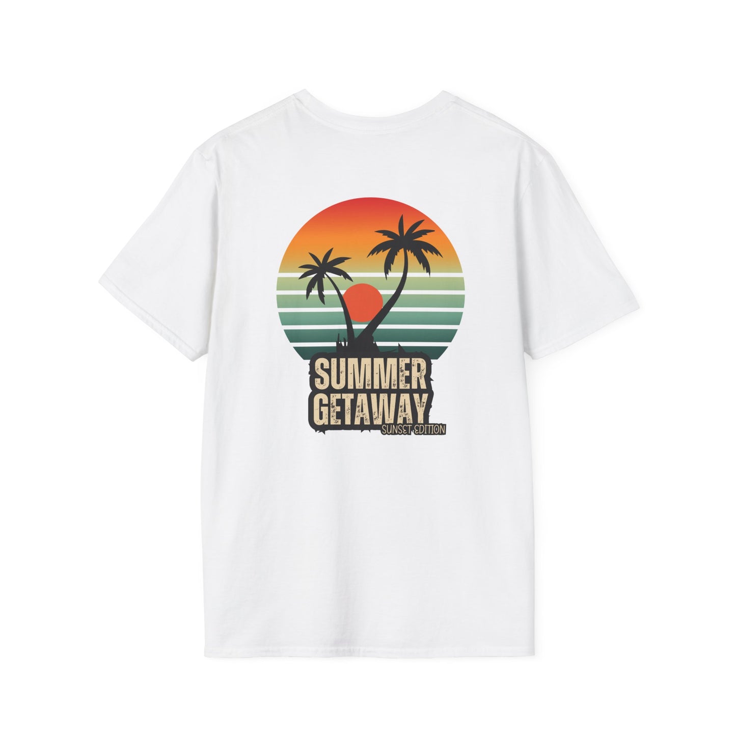T-Shirt graphique tropical 'Summer Getaway'